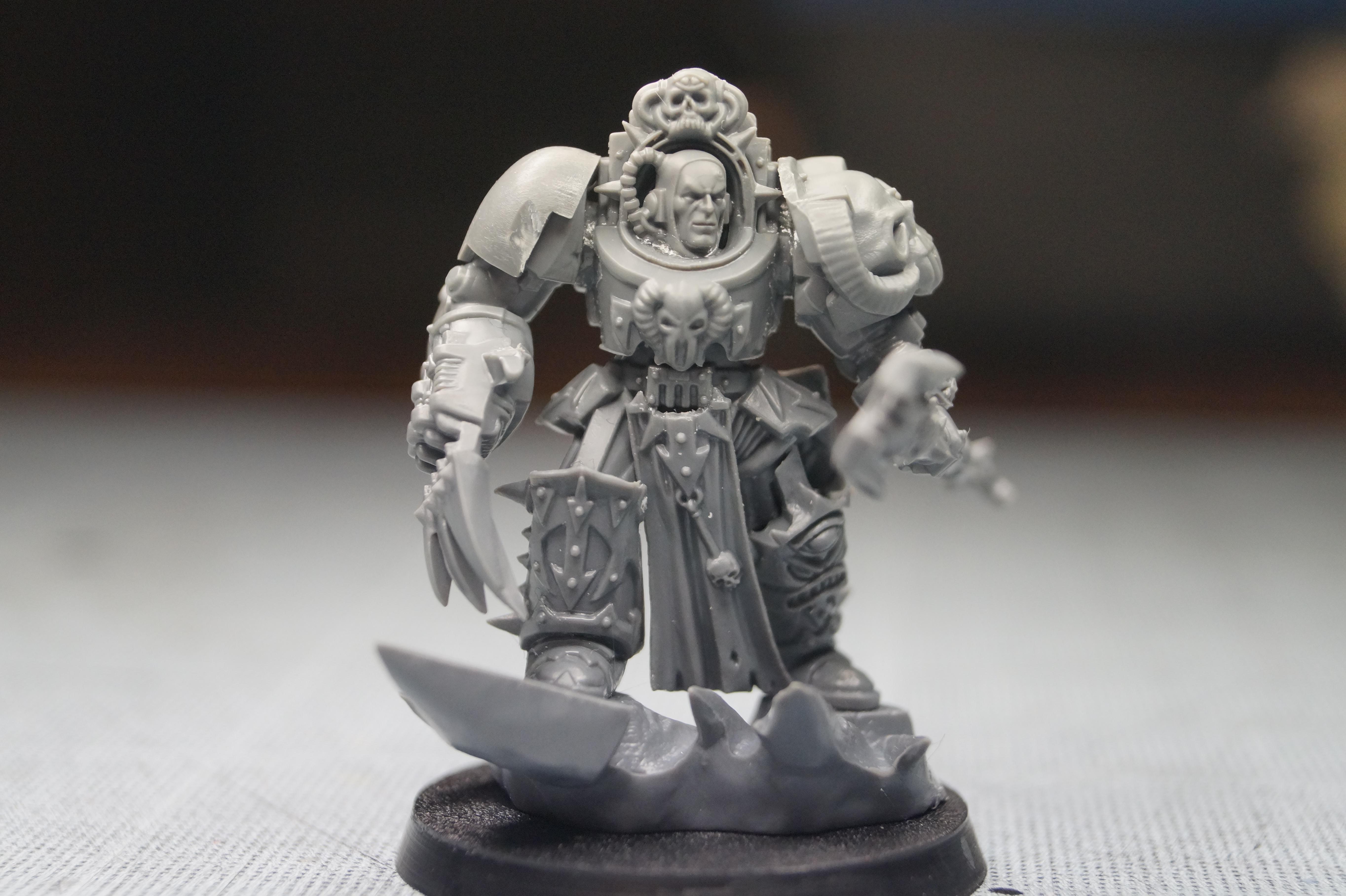 Chaos, Death Ravens, Librarian, Space Marines, Tzeentch