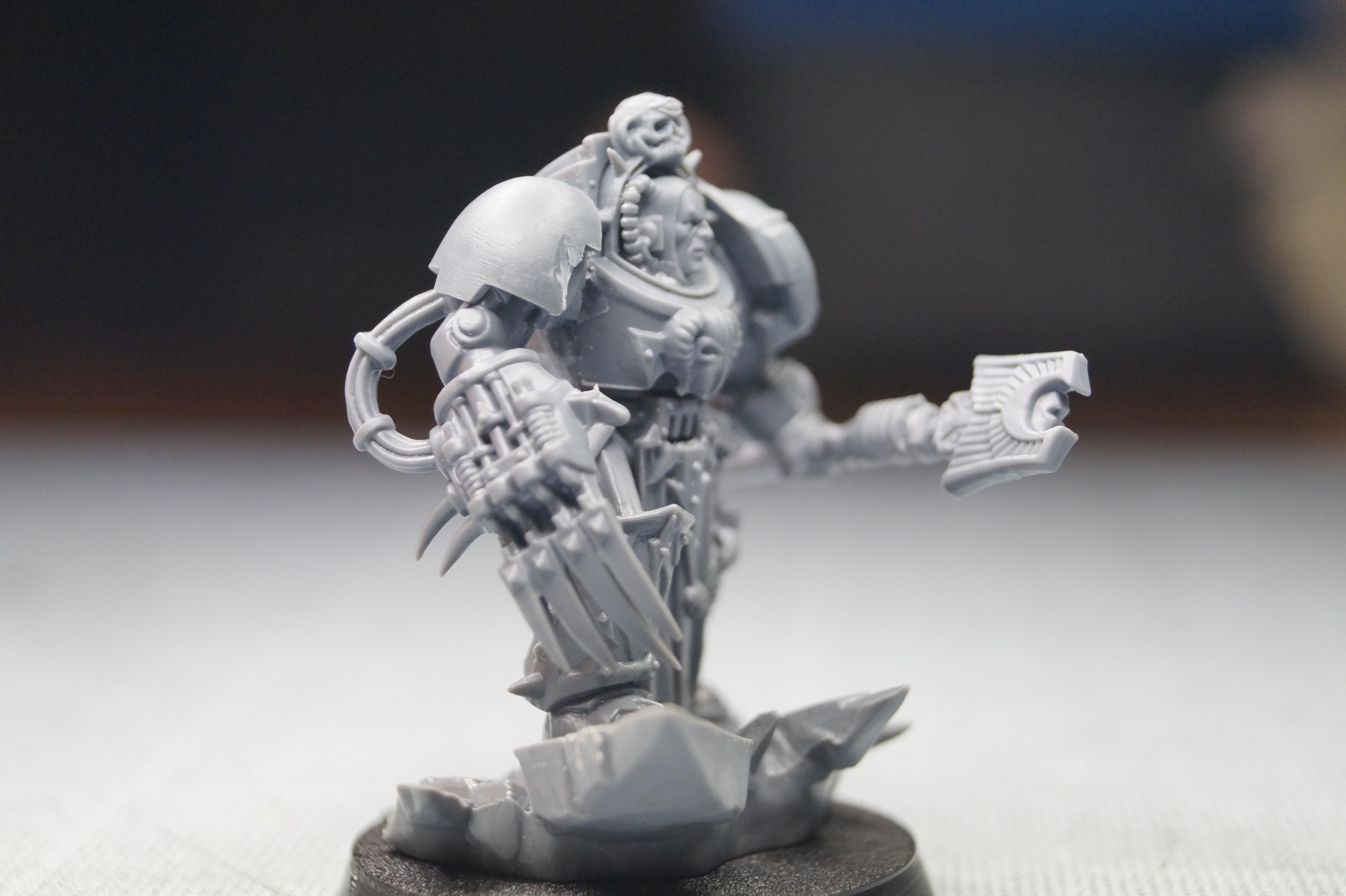 Chaos, Death Ravens, Librarian, Space Marines, Tzeentch