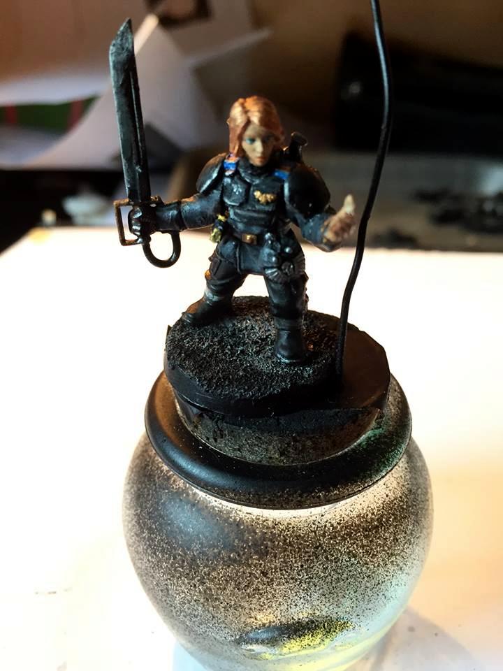 Astra Militarum, Cadians, Female, Girl, Imperial Guard, Sergeant, Veteran, Warhammer 40,000, Women