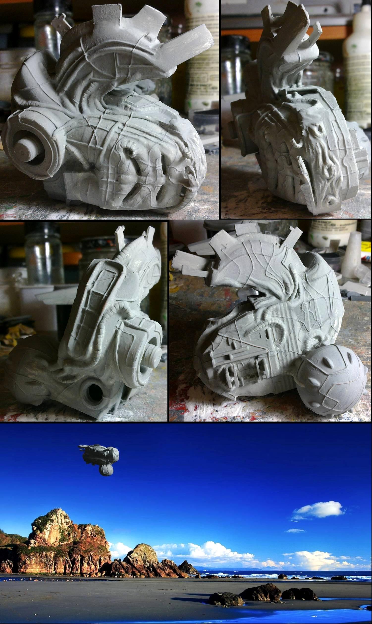 UFO crash wip 8; primed to check modelling
