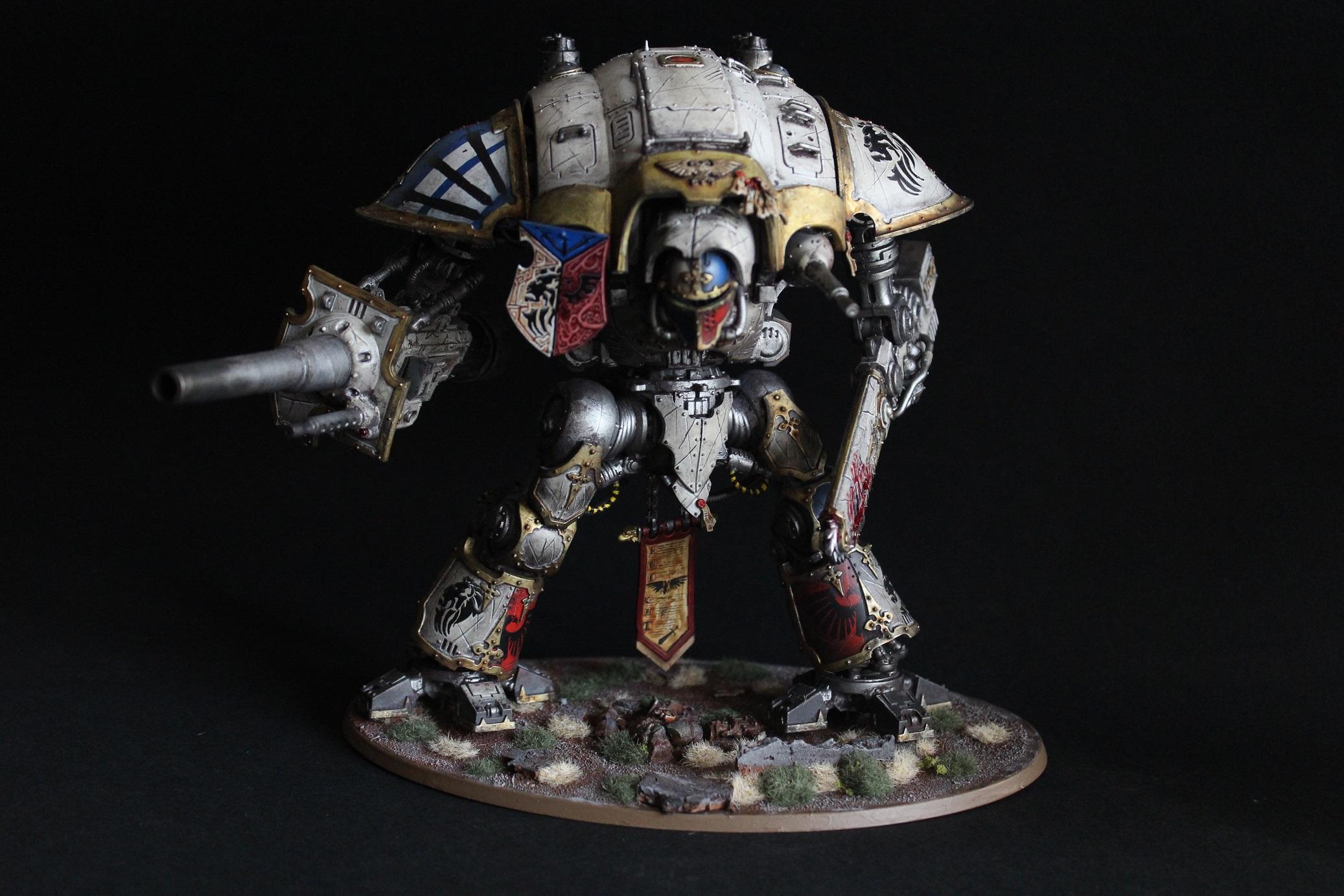 Imperial knight painted with czech national colours