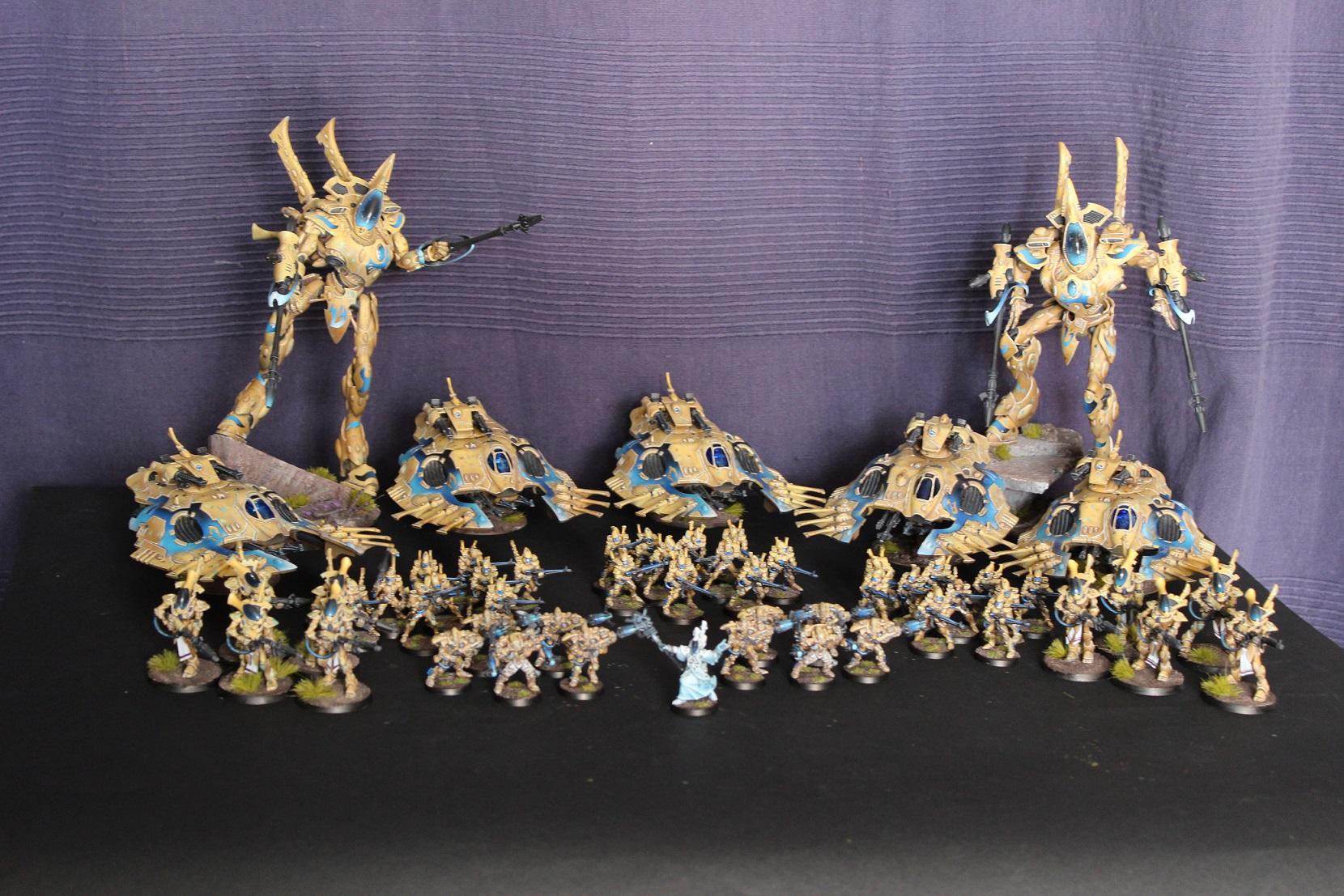 Army, Eldar, Protoss, Starcraft, Warhammer 40,000, Wraithknight