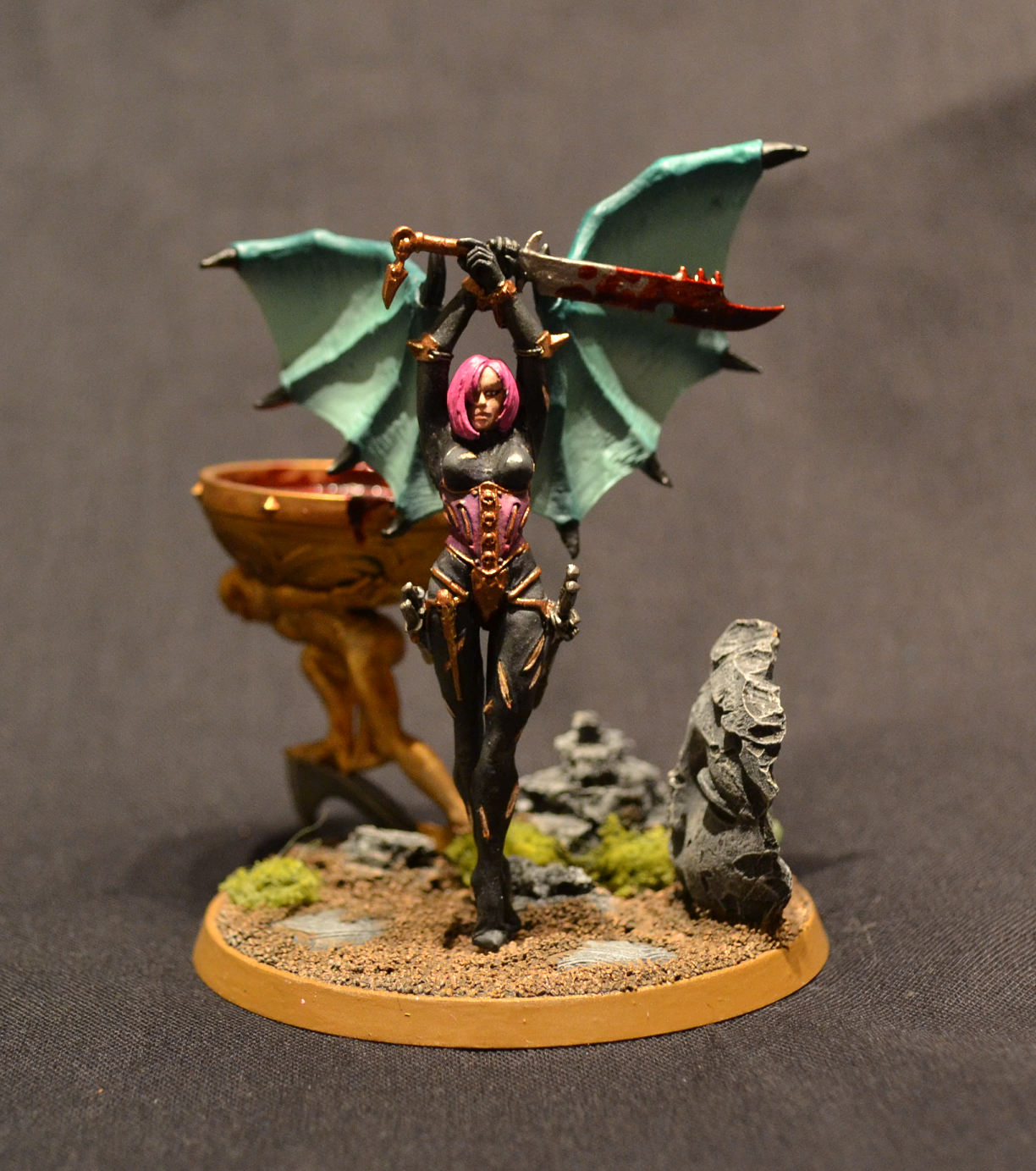 Chaos, Chaos Space Marines, Daemon Prince, Daemons, Slaanesh, Warhammer 40,000