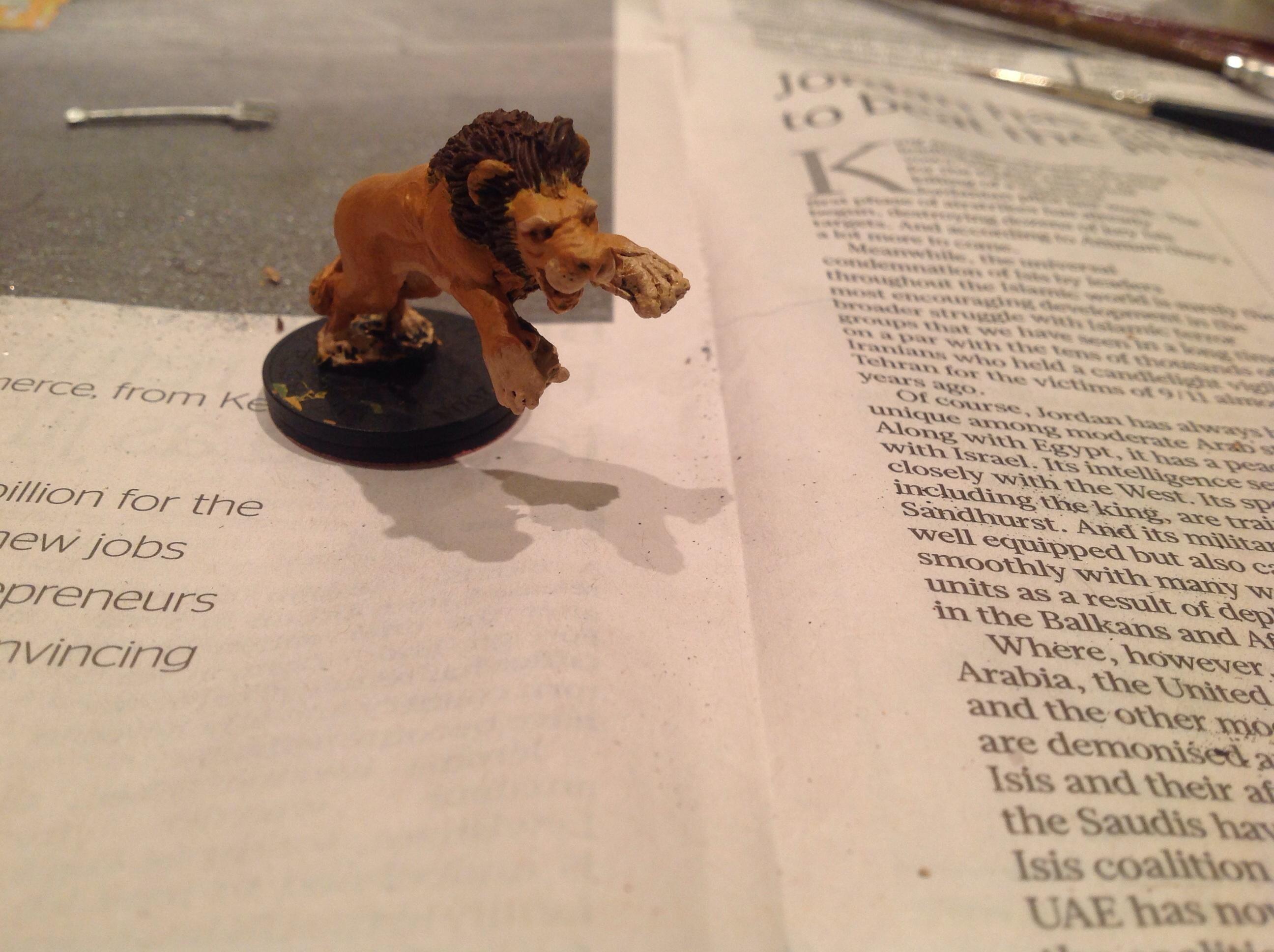 WiP Wargames Foundry Lion