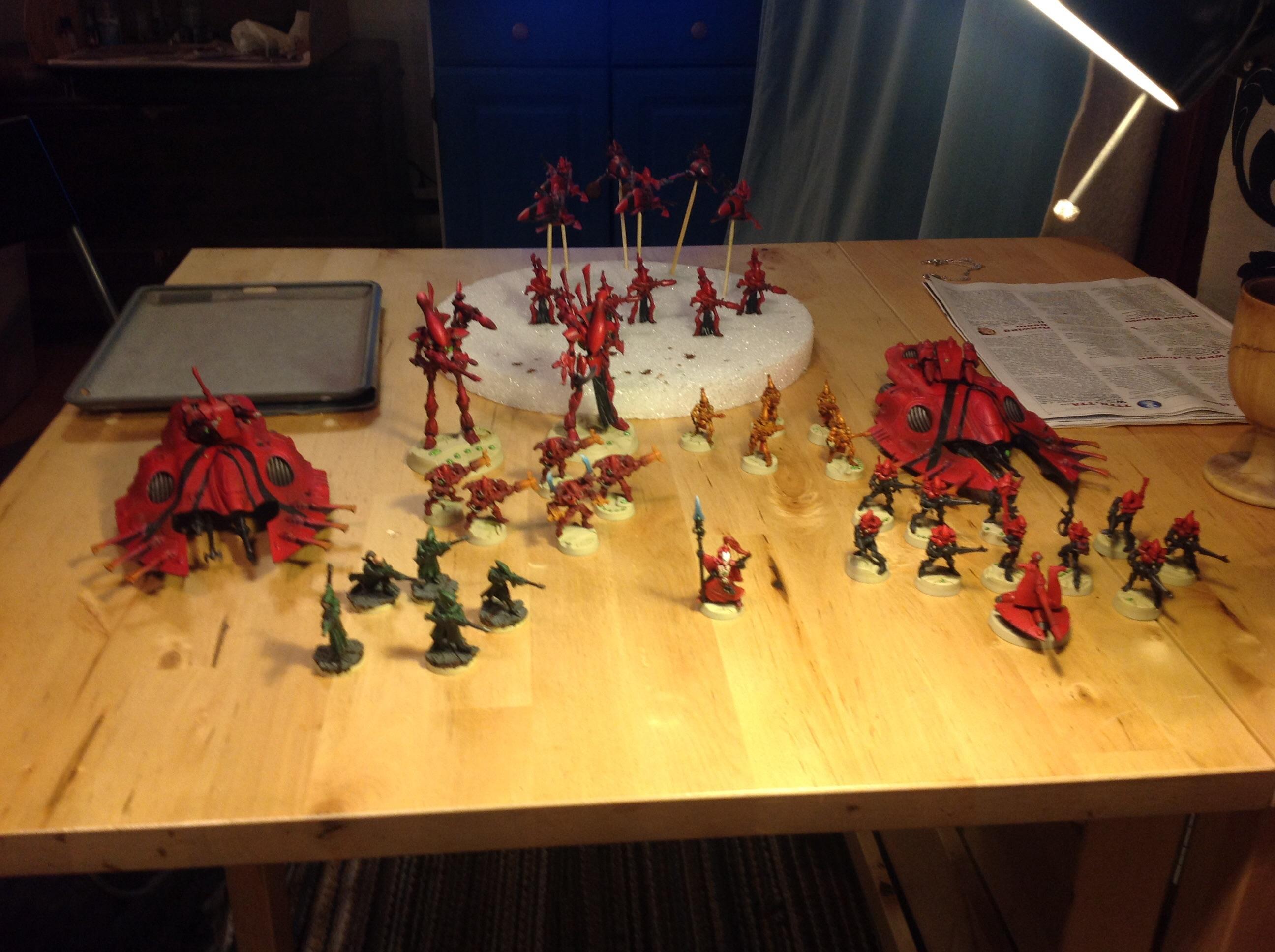 Army, Eldar, Full Army, Samm Hain, Work In Progress
