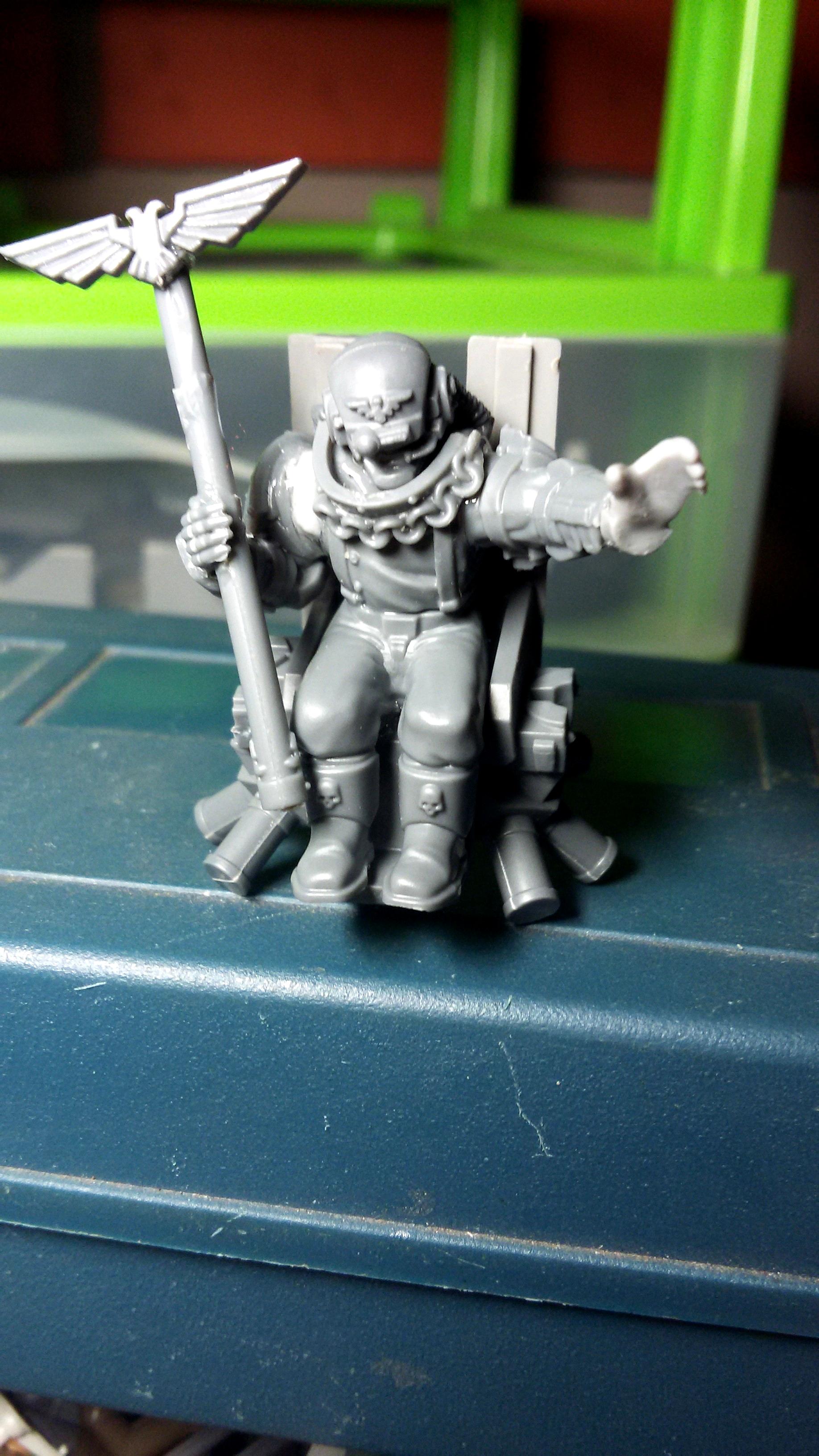 Imperial Guard, Psyker, Seated, Throne