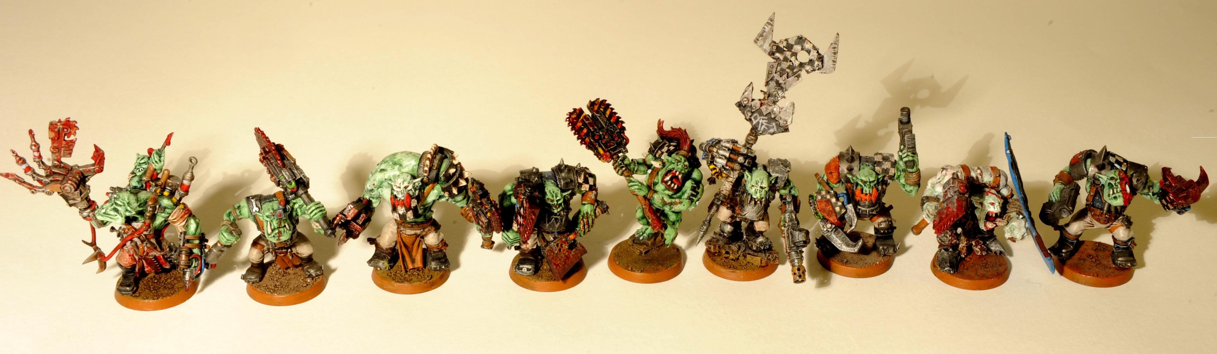 Big Choppa, Eavy Armour, Elites, Nob, Orcs, Orks, Power Claw, Warboss, Warhammer 40,000