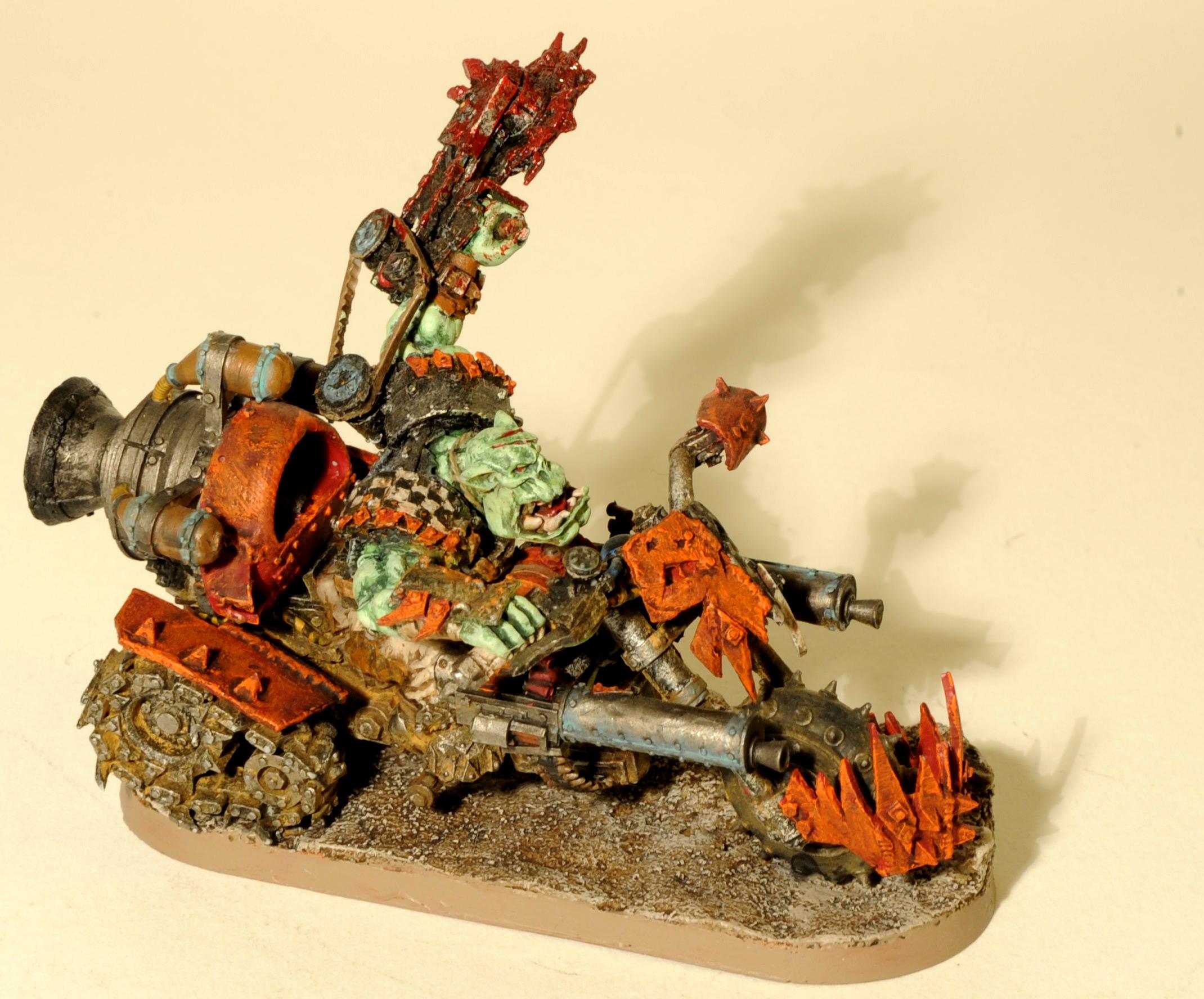 Big Choppa, Bike, Eavy Armour, Elites, Goff, Headquarters, Nob, Orcs, Orks, Power Claw, Warboss, Warhammer 40,000