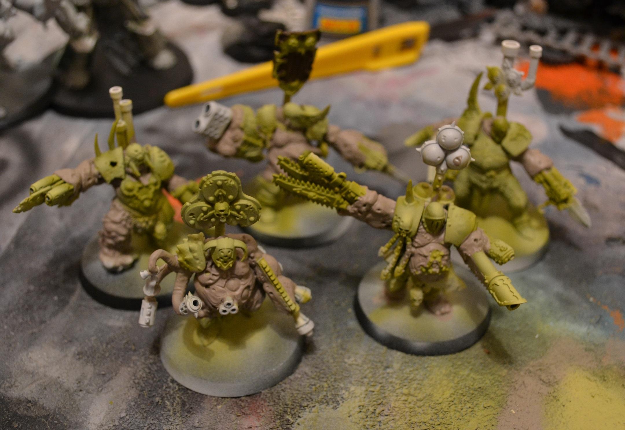 Chaos, Chaos Space Marines, Death Guard, Nurgle, Obliterators, Warhammer 40,000