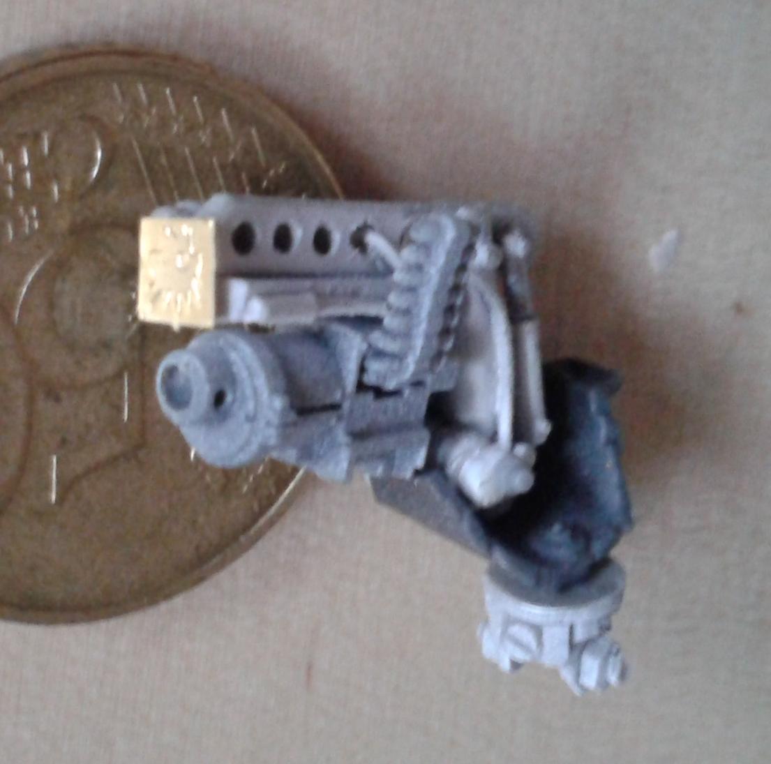 the gun without the adding in front of the muzzle..