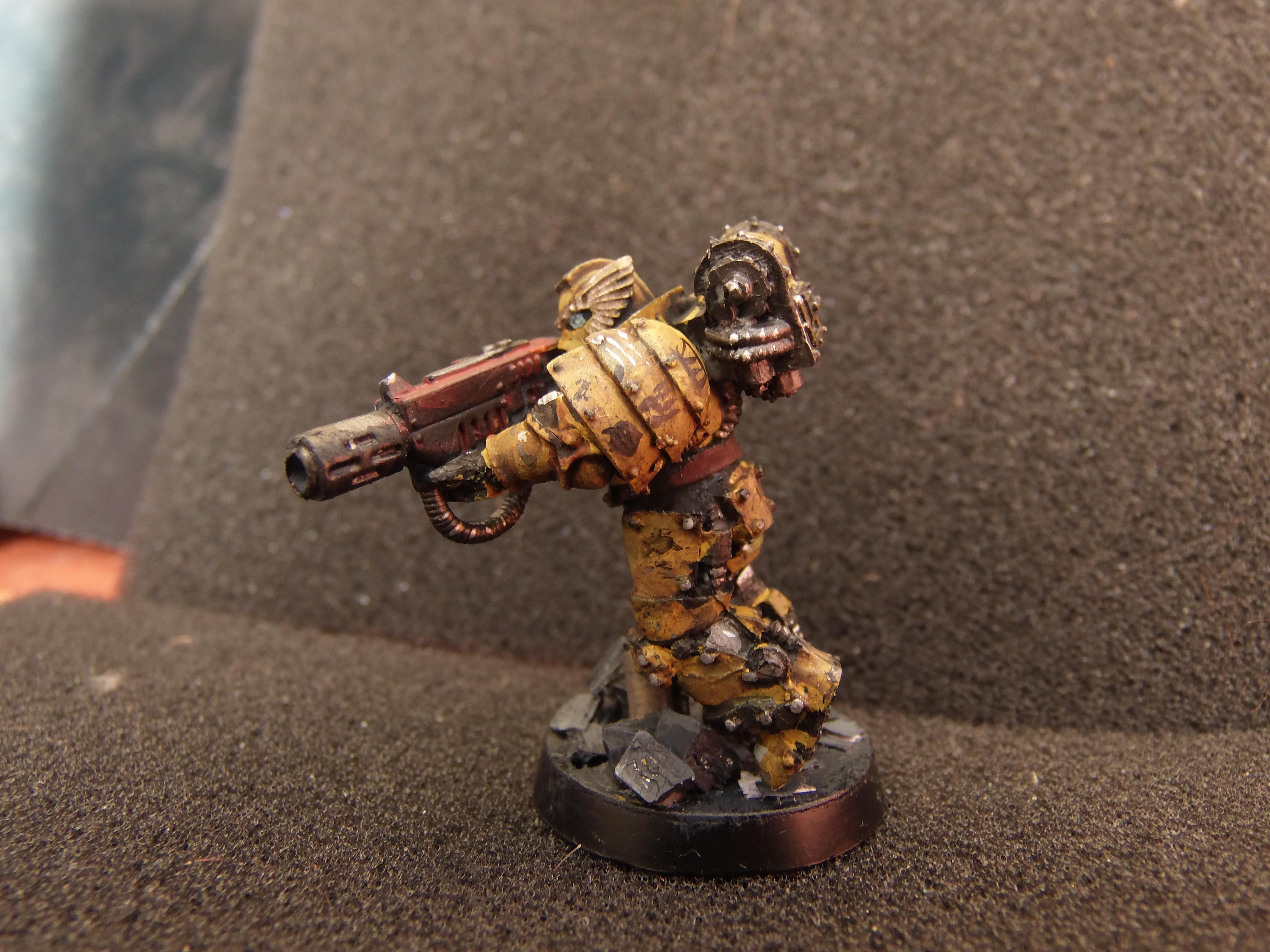 Anvil, First Company, Horus Heresy, Imperial Fists, Space Marines, Veteran, Warhammer 40,000
