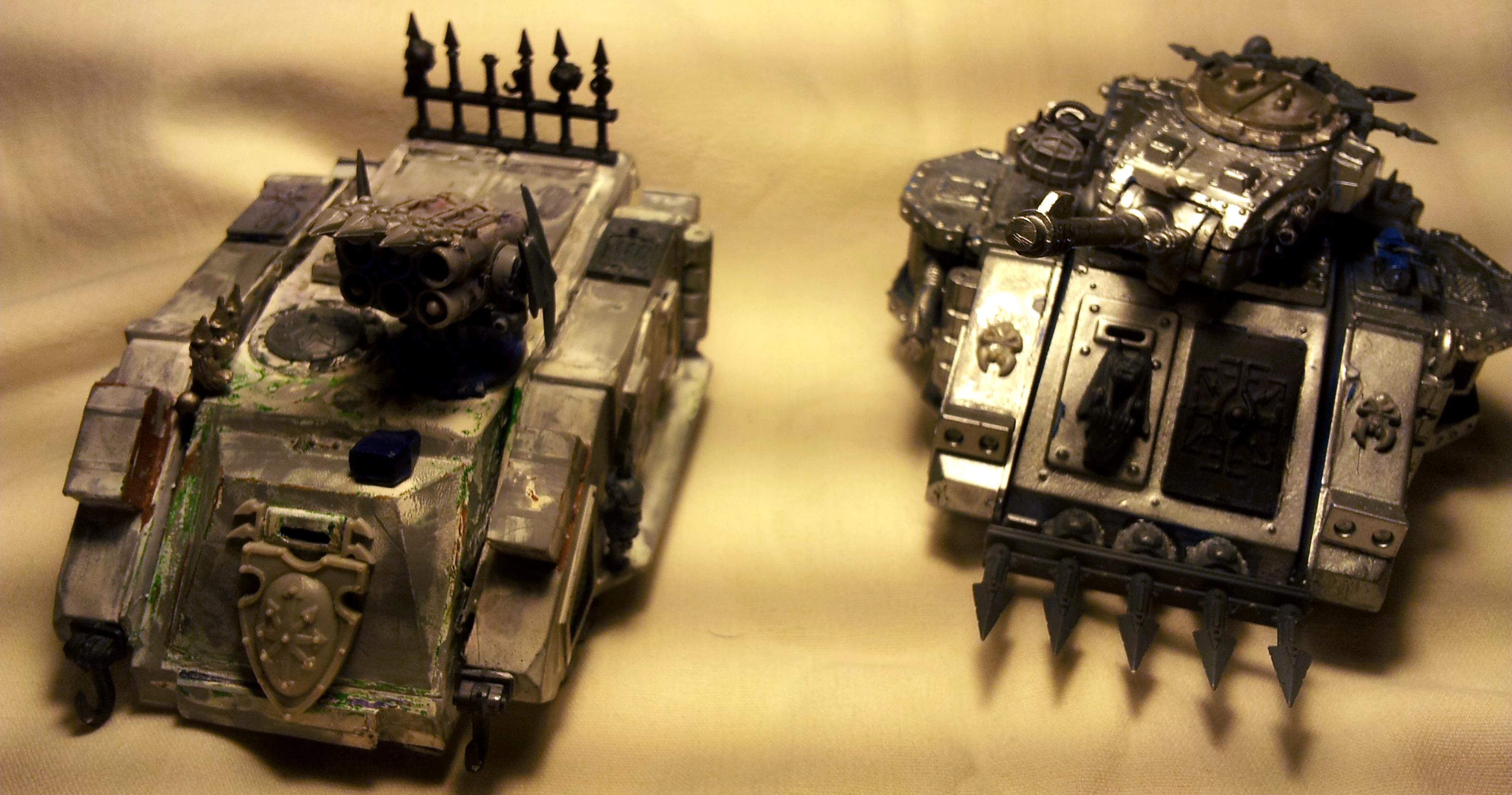 Choas Undivided Conversion Tank Vehicle Transport Missing Bits Csm Chaos  Space Marines