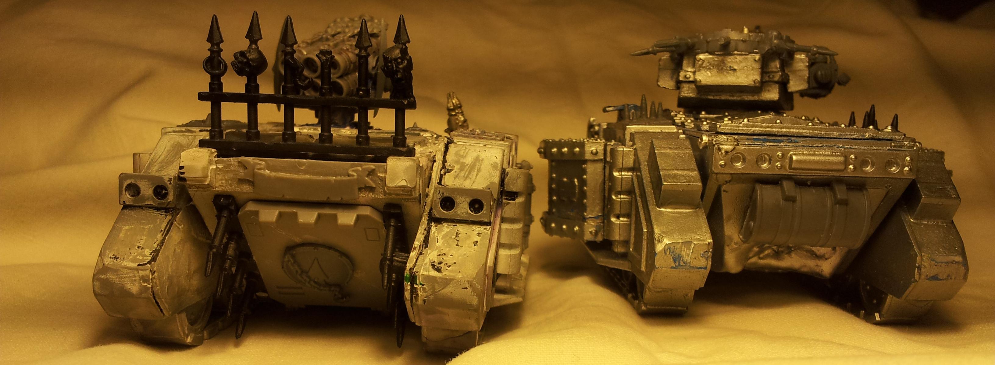 Choas Undivided Conversion Tank Vehicle Transport Missing Bits Csm Chaos  Space Marines