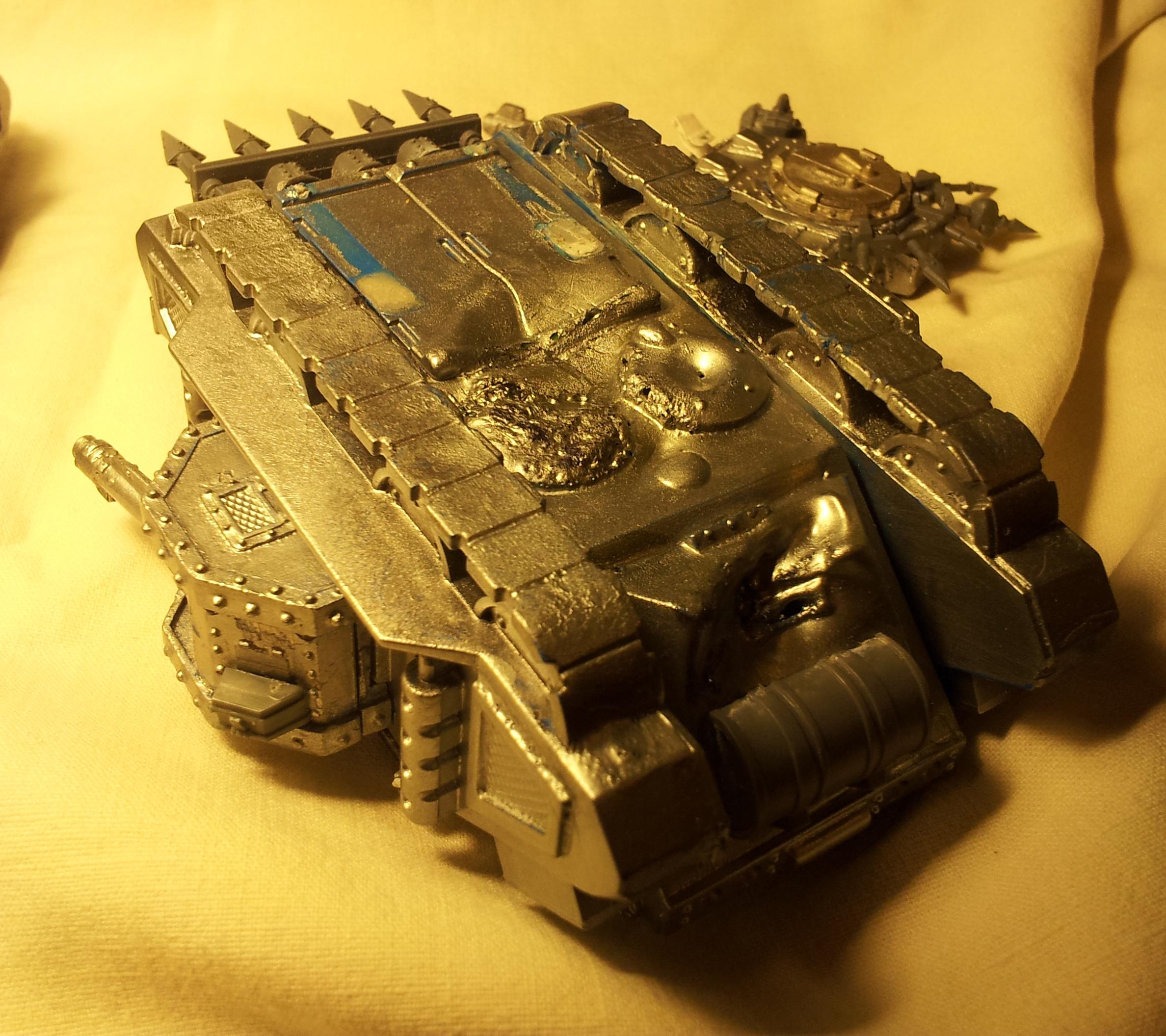 Choas Undivided Conversion Tank Vehicle Transport Missing Bits Csm Chaos  Space Marines
