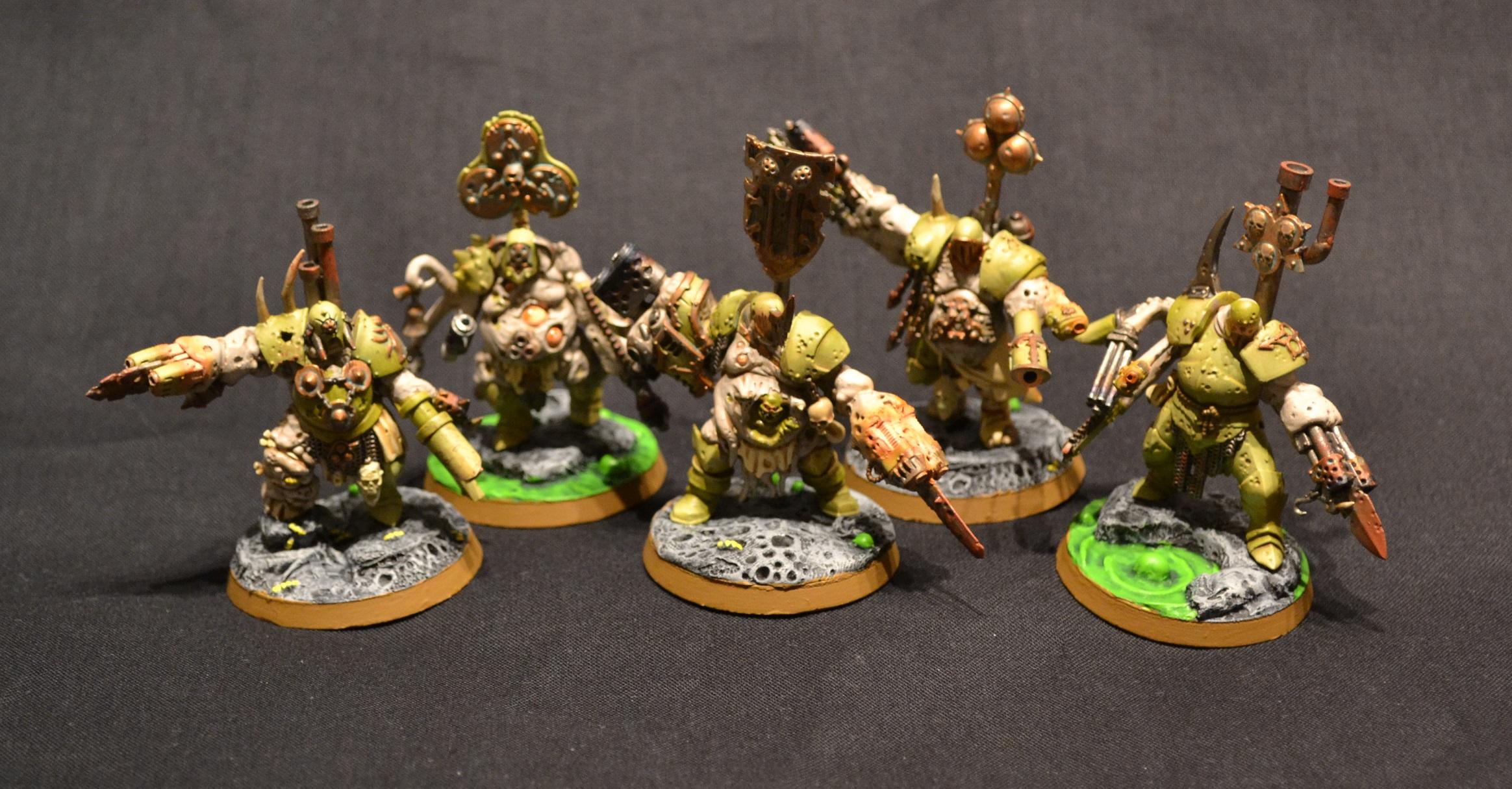 Chaos, Chaos Space Marines, Death Guard, Nurgle, Obliterators, Warhammer 40,000