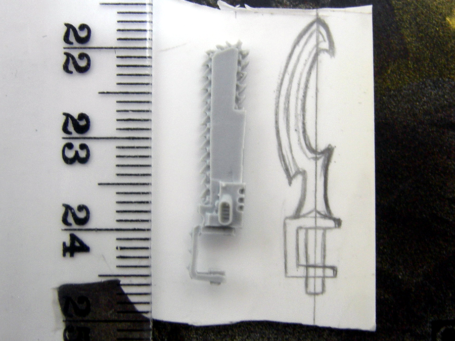 Custom Weapons, Plasticard, Tutorial