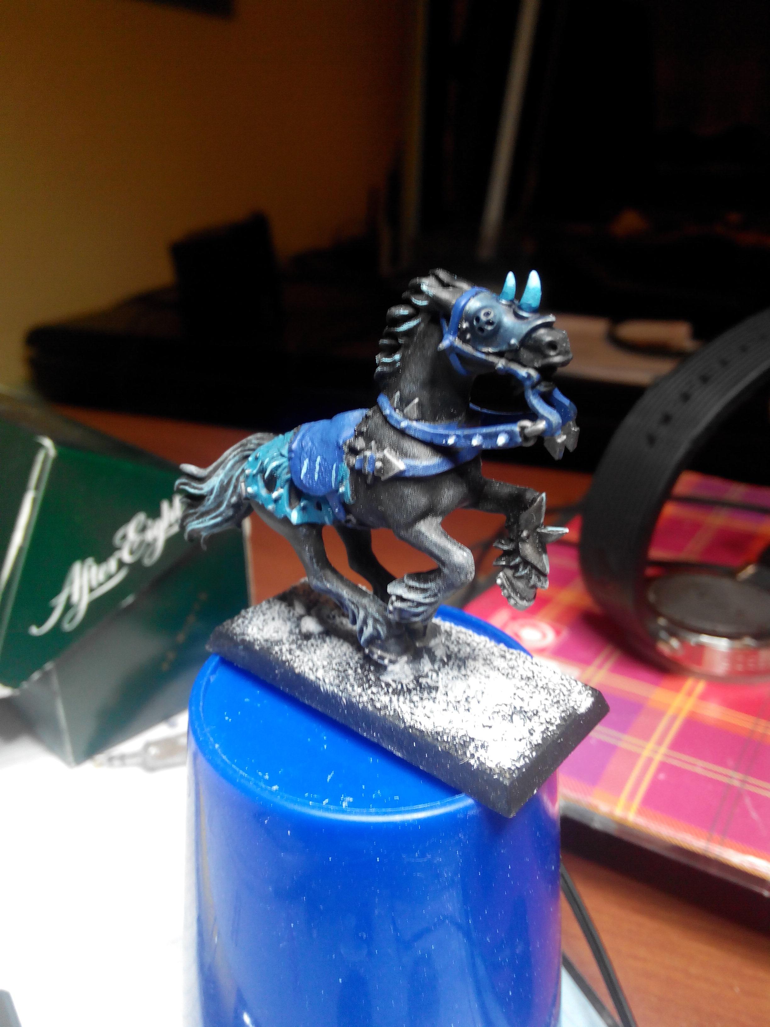 Dark Elves, Horse, Winter