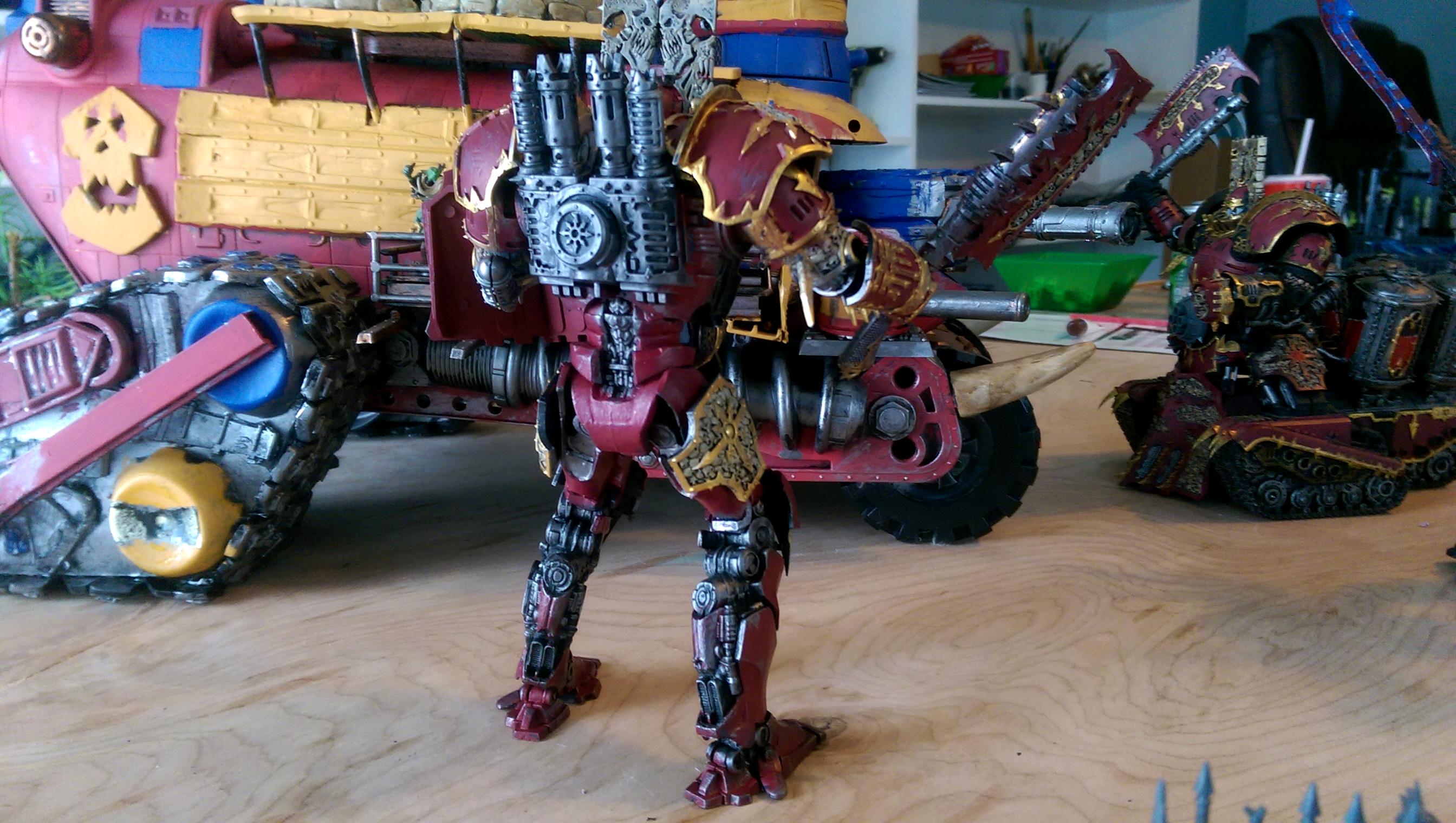 Rear View of Walking Lord of Skulls Conversion
