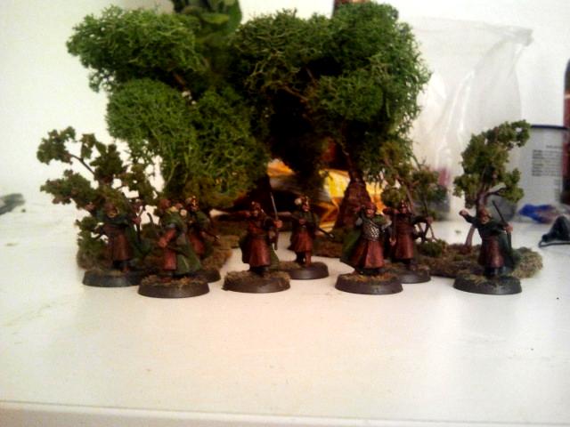 Lord Of The Rings, Rohan Archers and Trees
