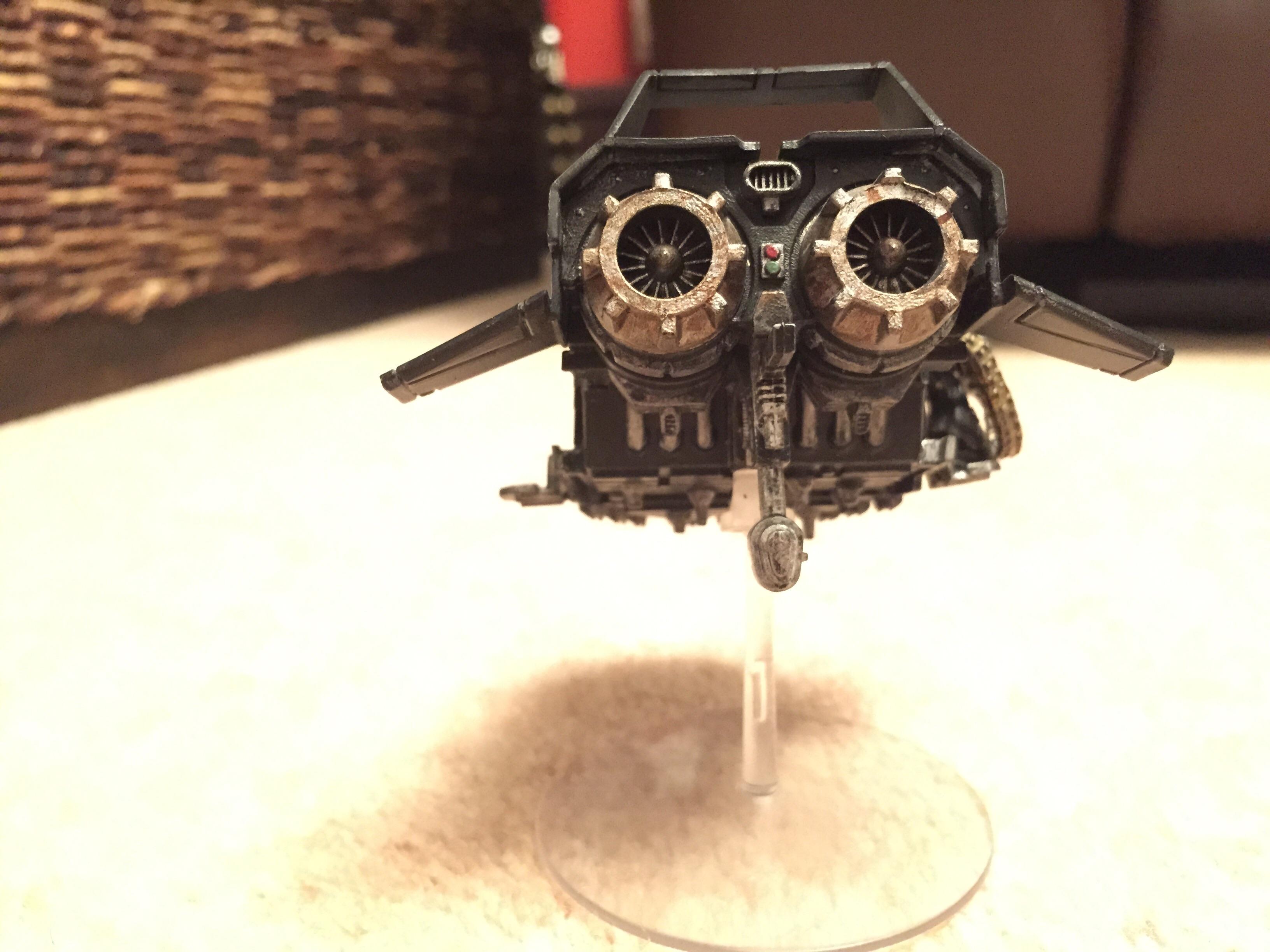 Conversion, Dark Angels, Land Speeder, Ravenwing, Space Marines