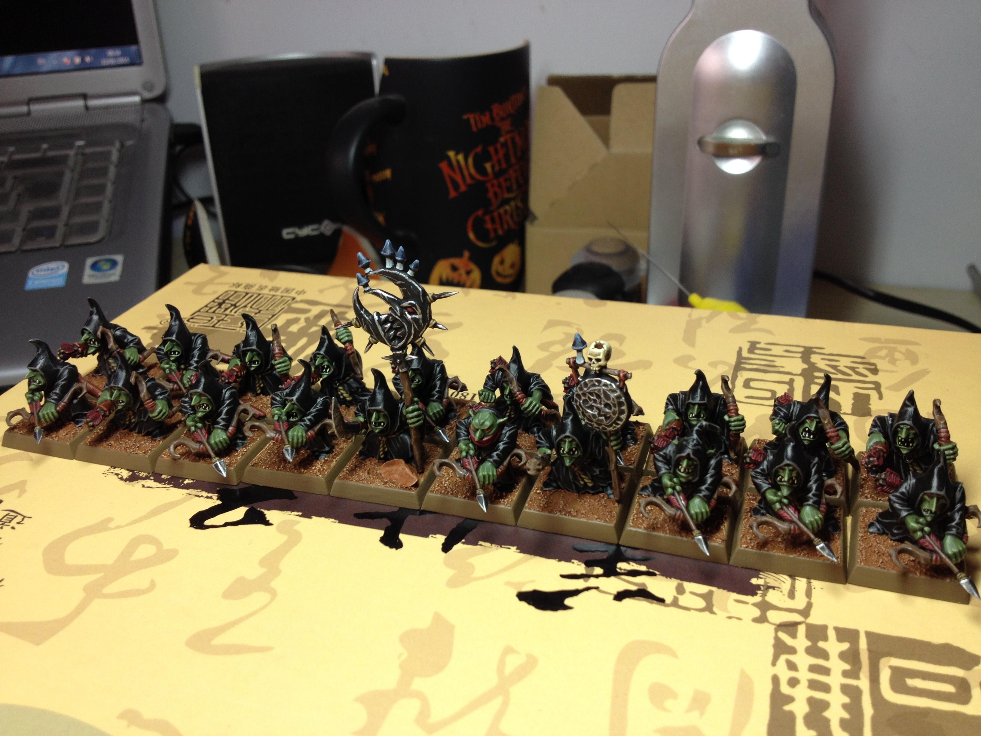 Bow, Bows, 20 Night Goblins w/bows