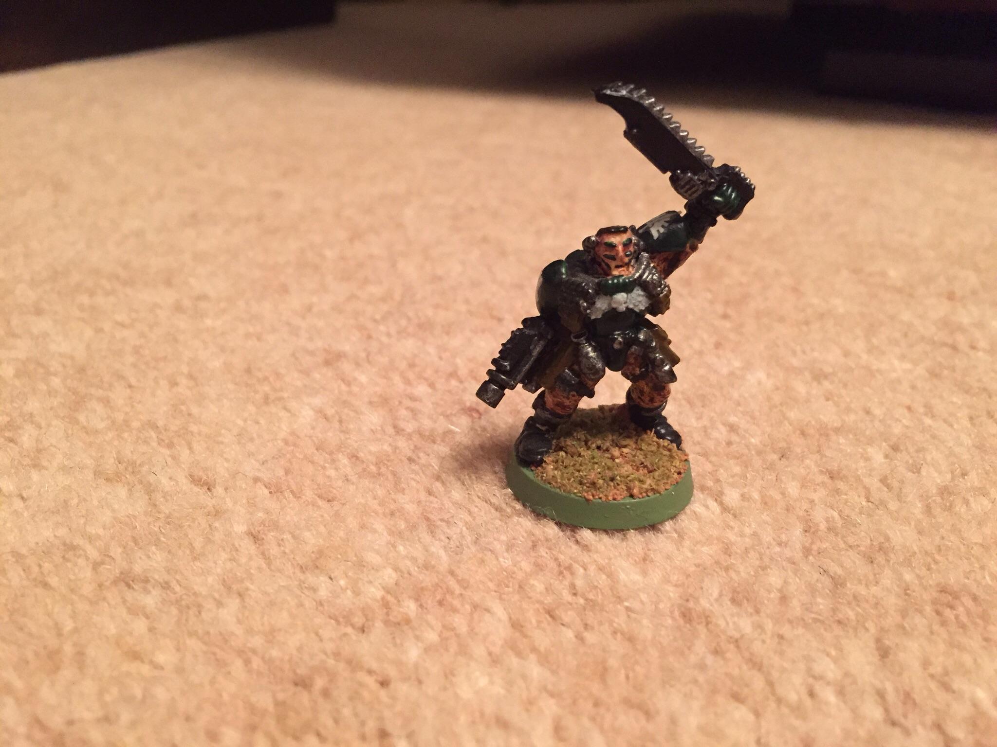 Badly painted scout sergeant