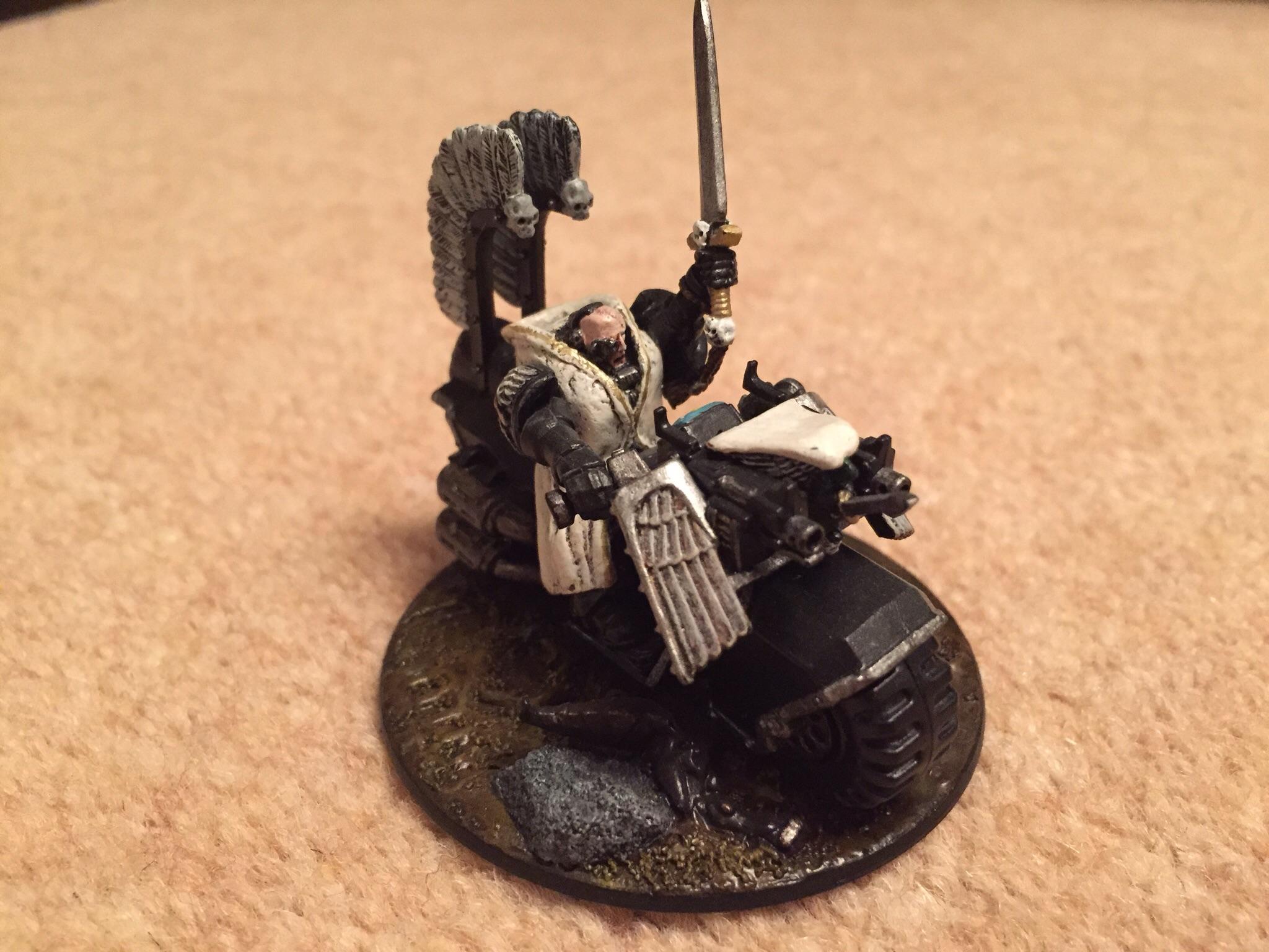 Attempt at starting a Ravenwing Command Squad years before you could buy one