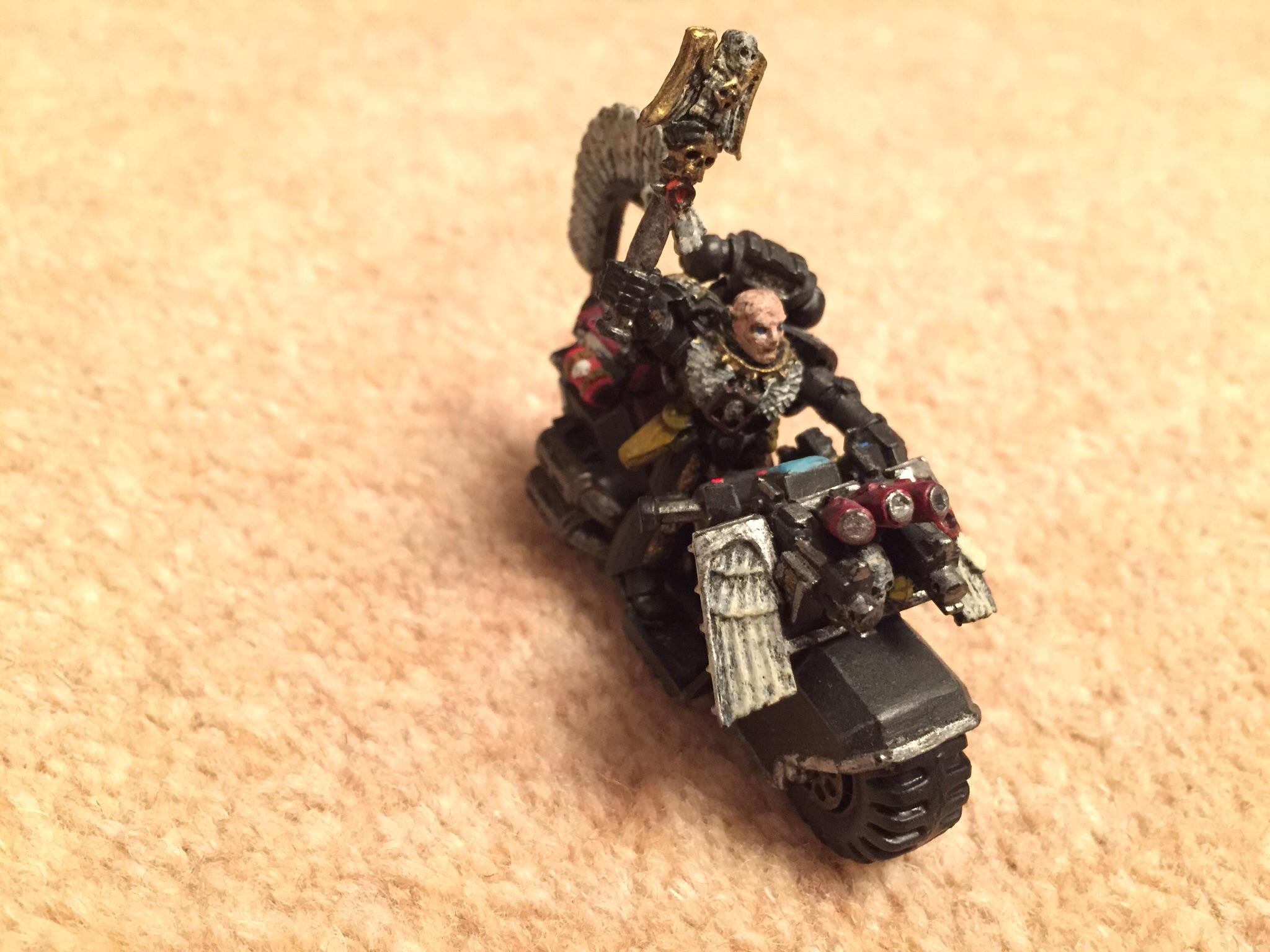 Bike, Black, Chaplain, Space Marines
