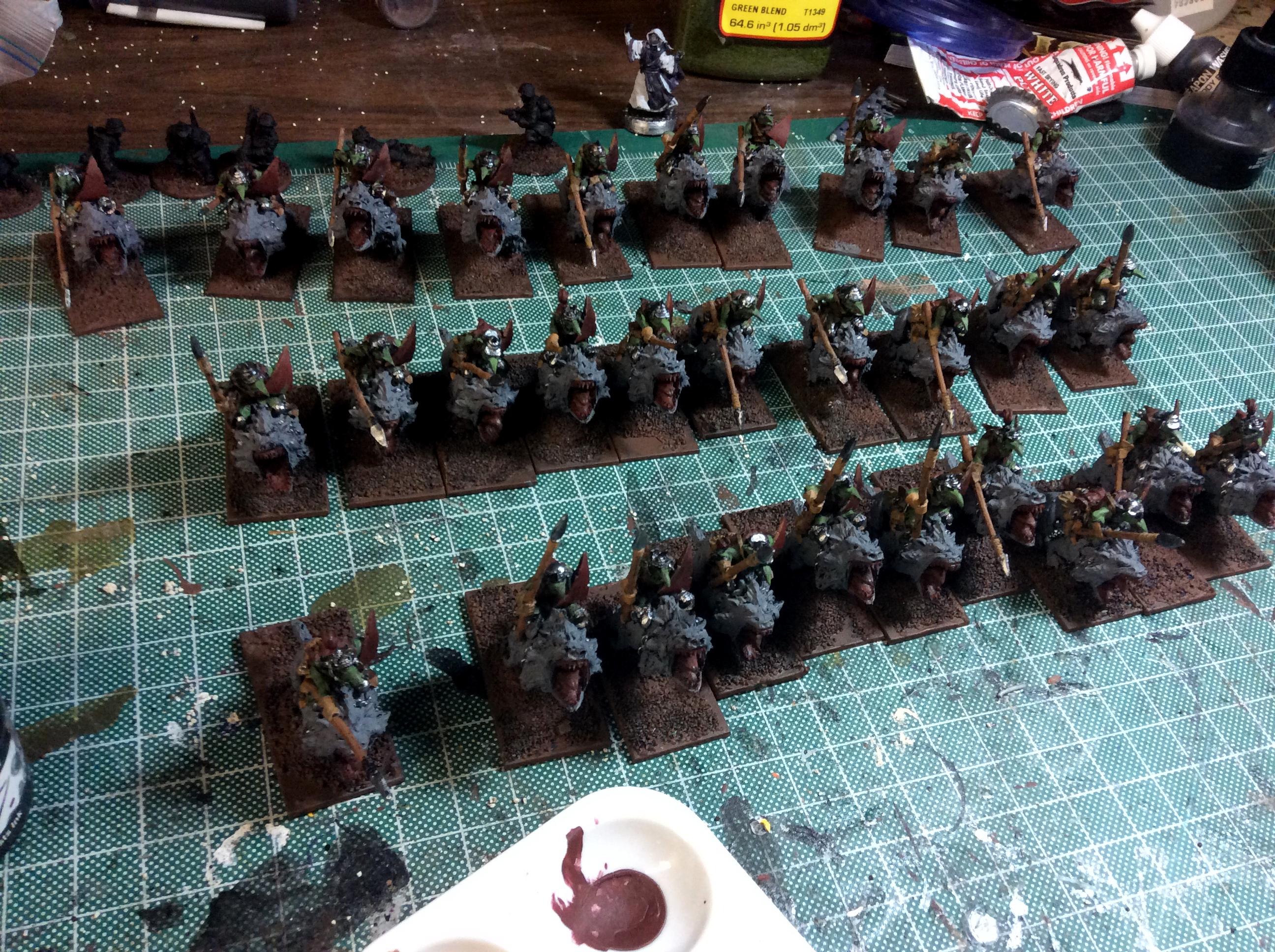 Fleabags, Mantic, Mawbeasts, Wolf Riders