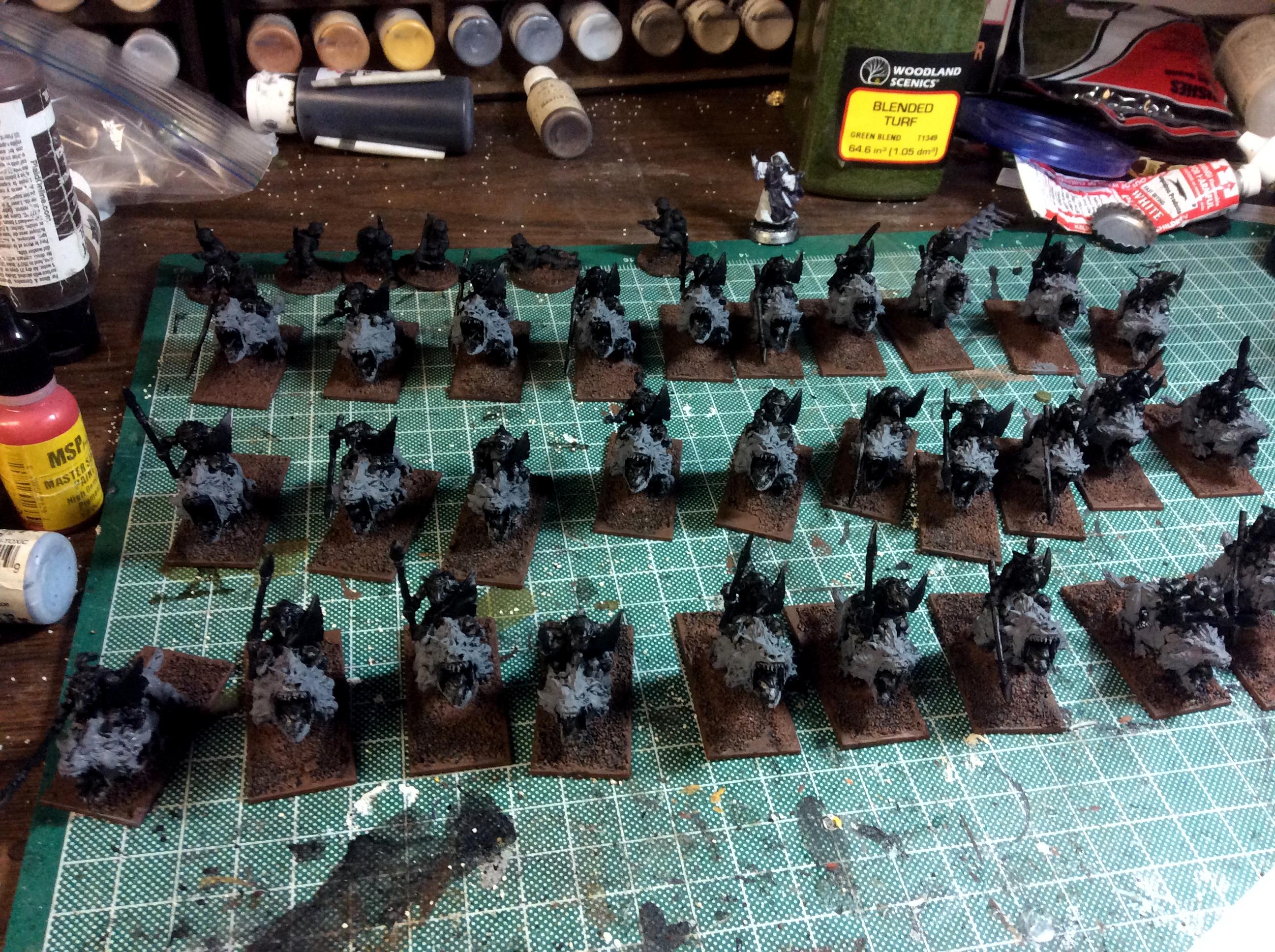 Fleabags, Mantic, Mawbeasts, Wolf Riders