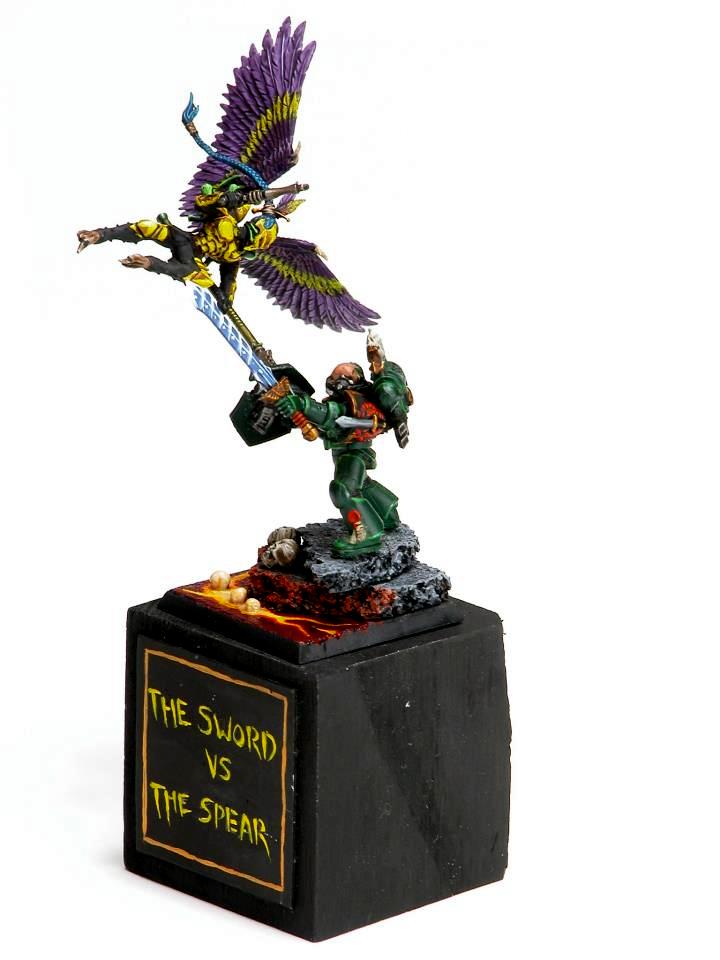 Dark Eldar, Golden Demon, Space Marines