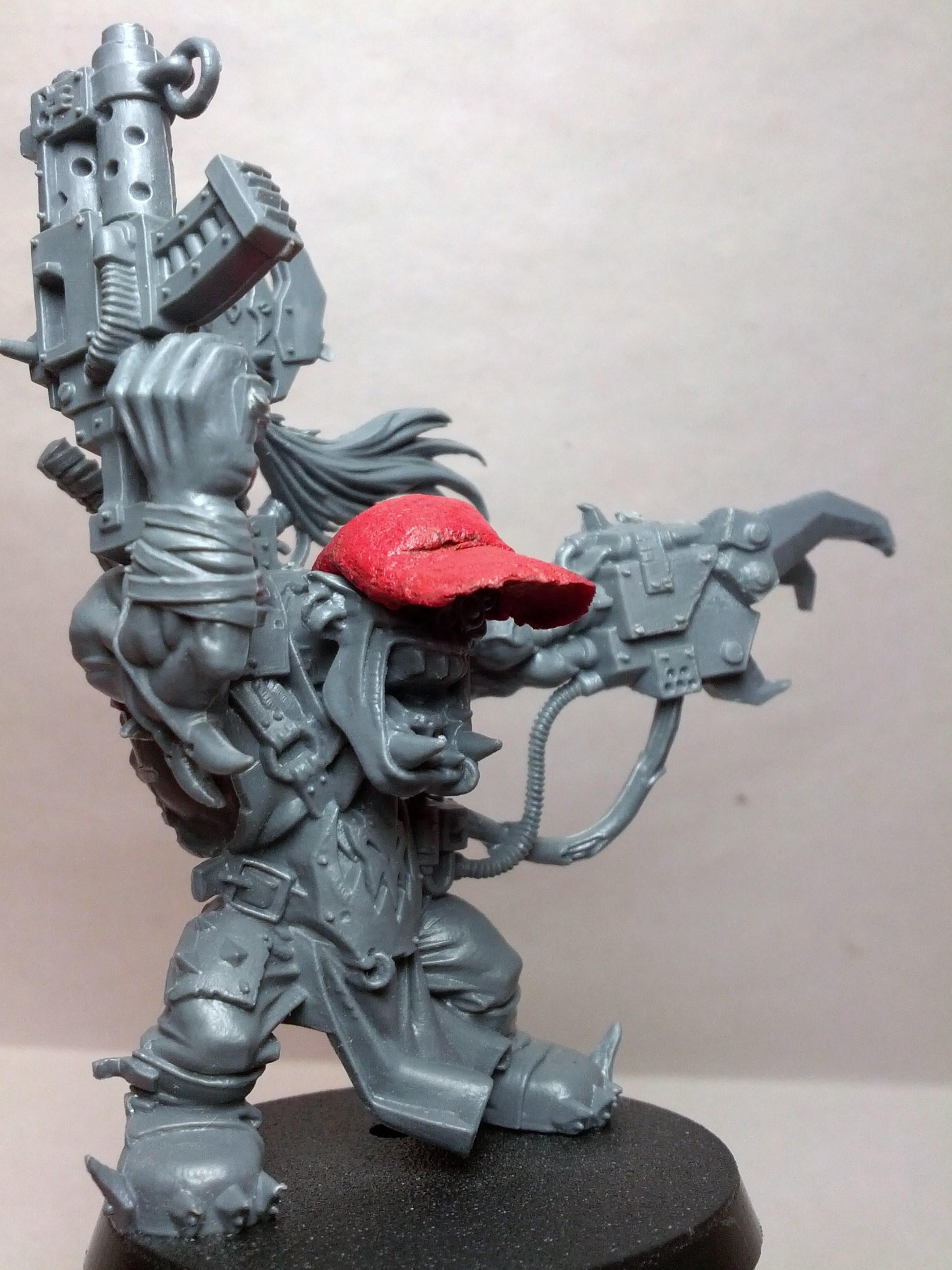 Da Finkin Kap, Orks, Scratch Build, Work In Progress