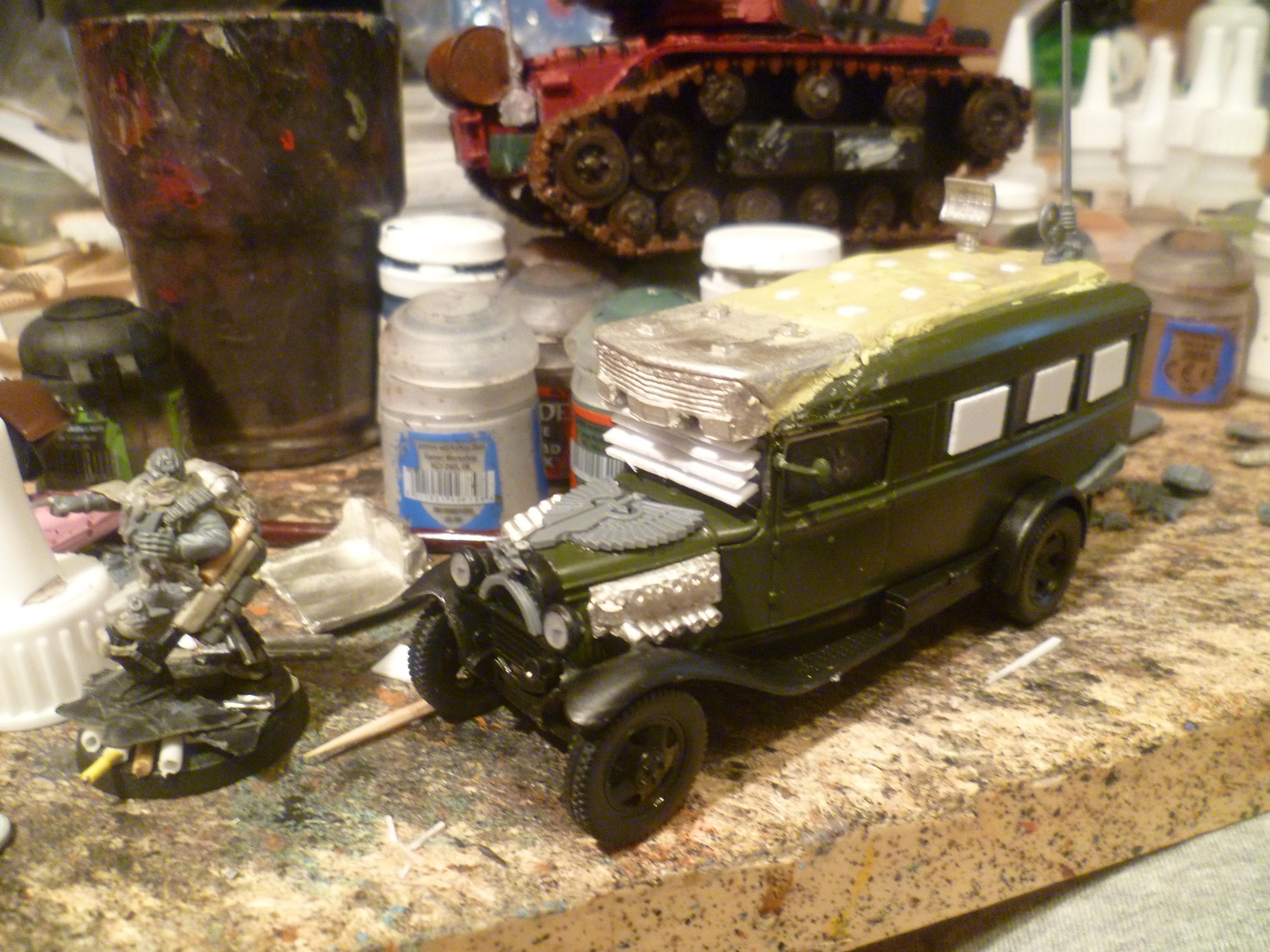 Cars, Civilian, Truck, Van