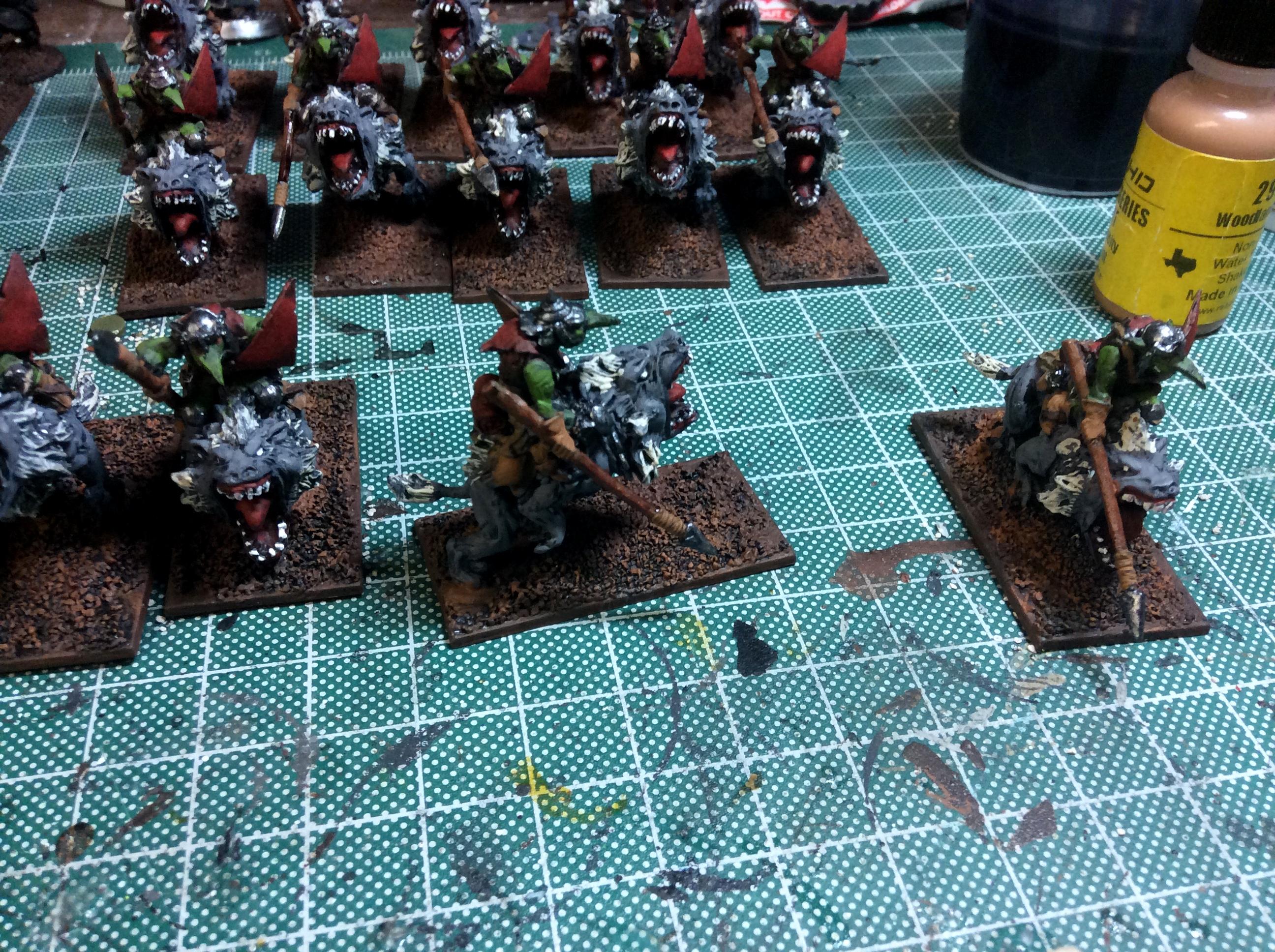 Fleabags, Mantic, Mawbeasts, Wolf Riders