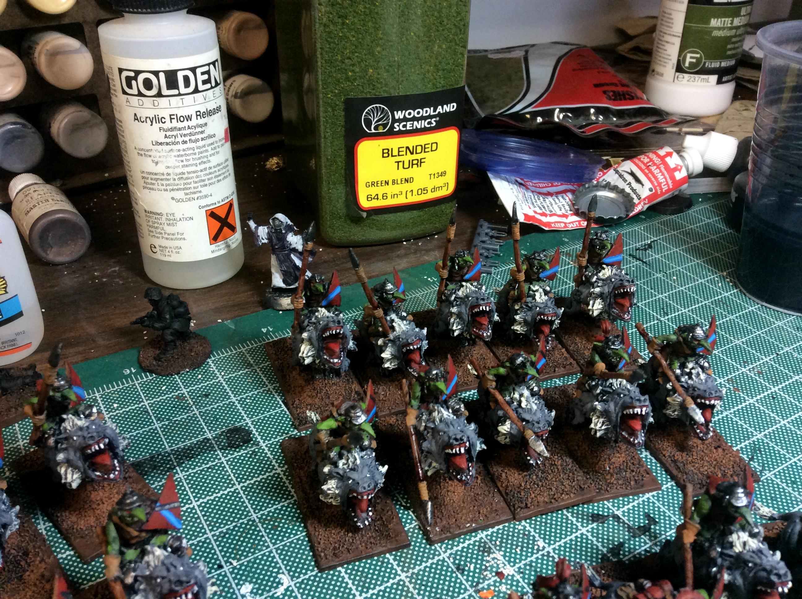 Fleabags, Mantic, Mawbeasts, Wolf Riders
