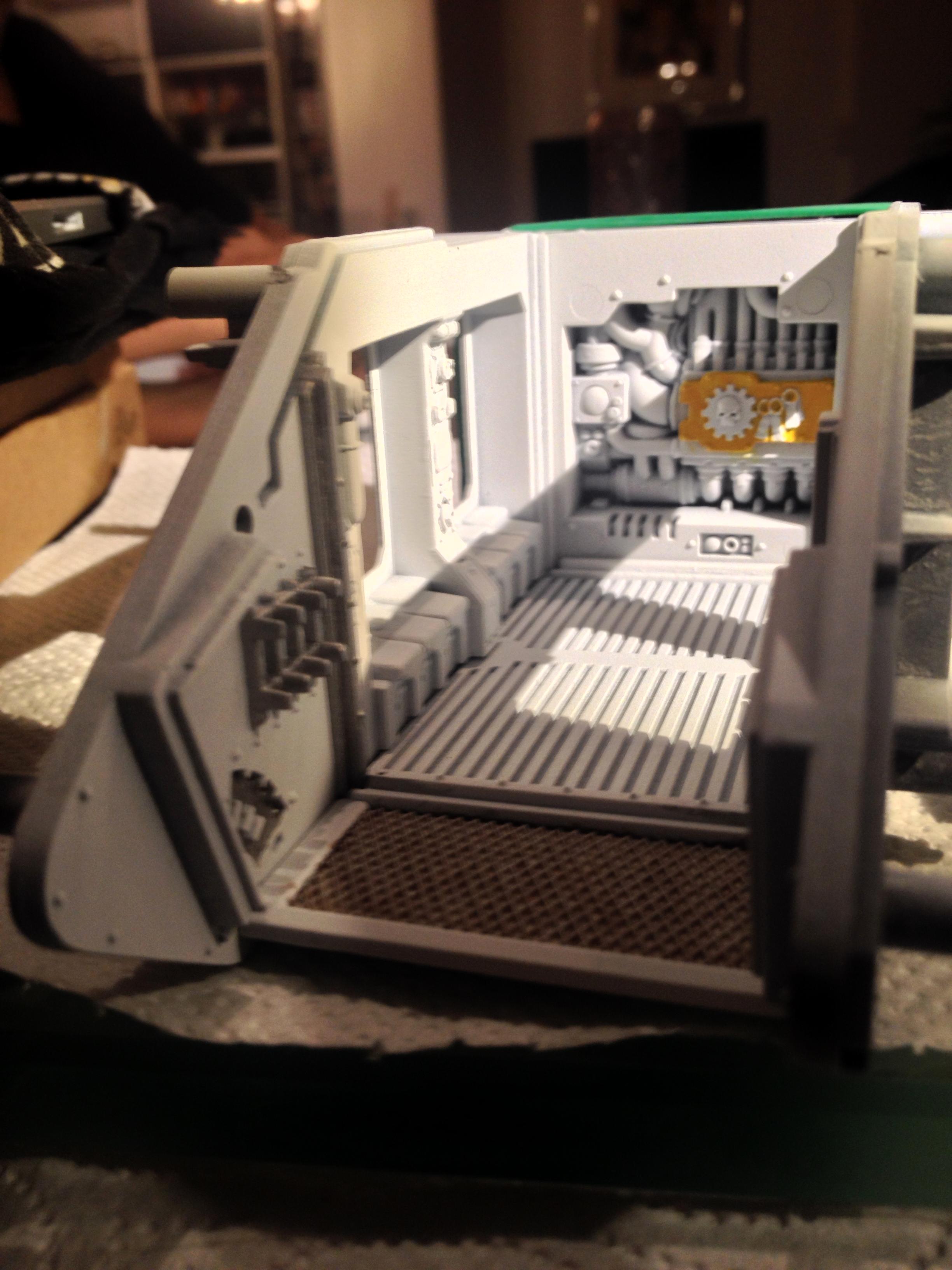 Chaos Landraider Warhammer 40000, Wip Land Raider, Work In Progress