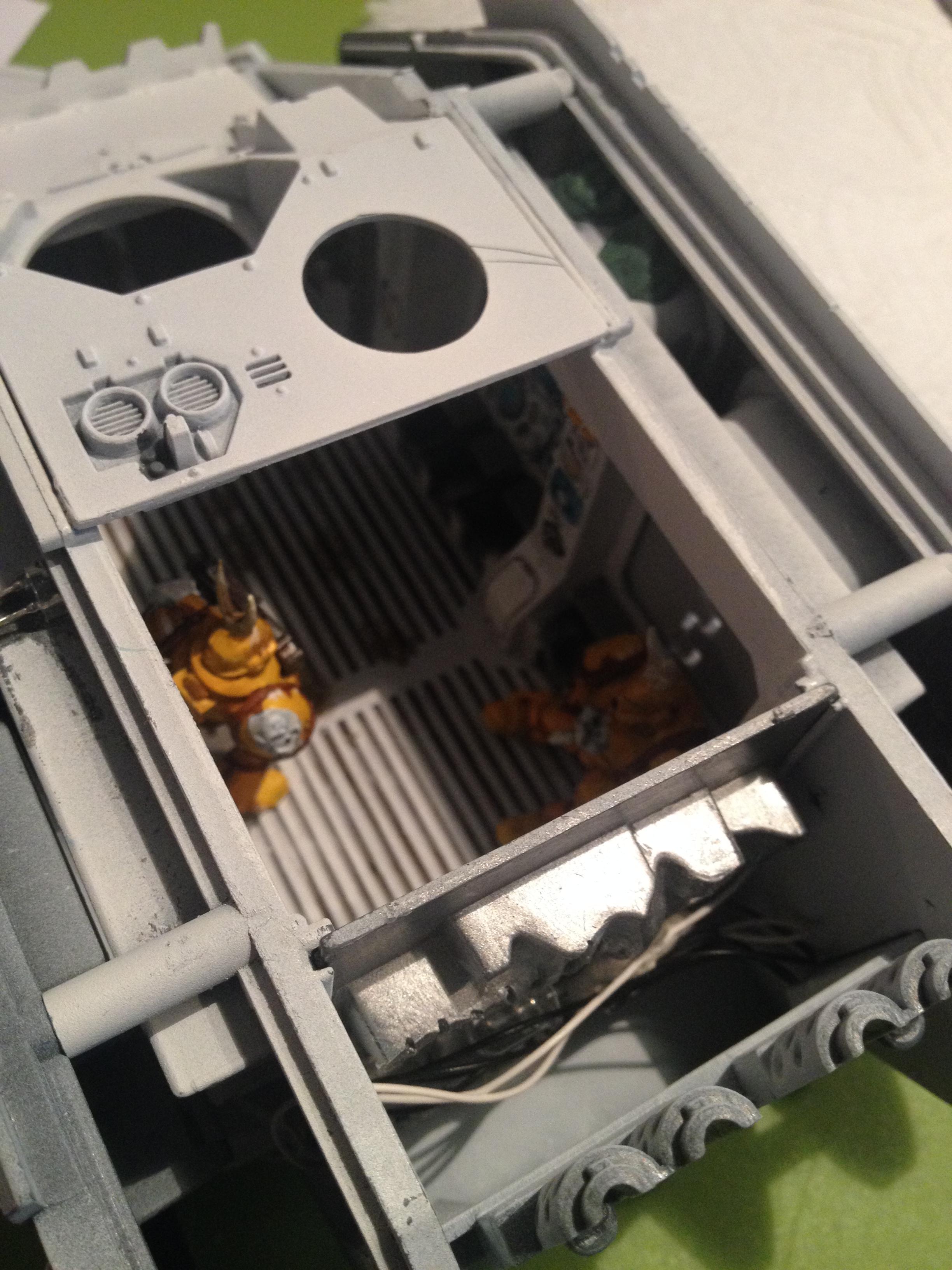 Chaos Landraider Warhammer 40000, Wip Land Raider, Work In Progress