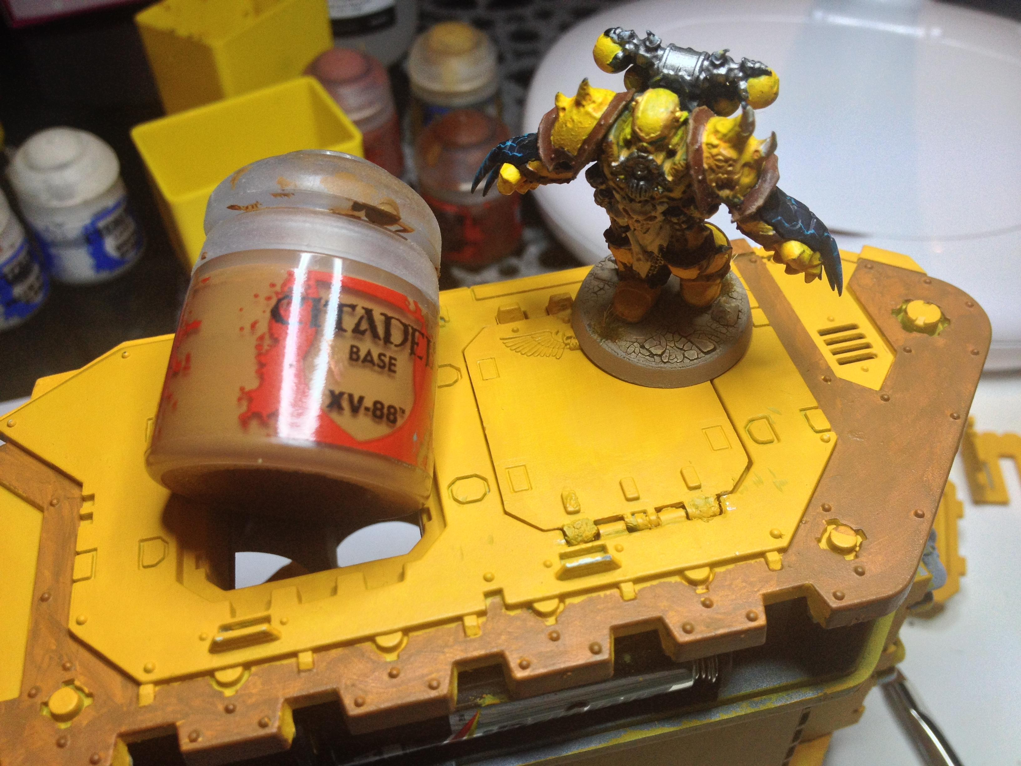 Chaos Landraider Warhammer 40000, Wip Land Raider, Work In Progress