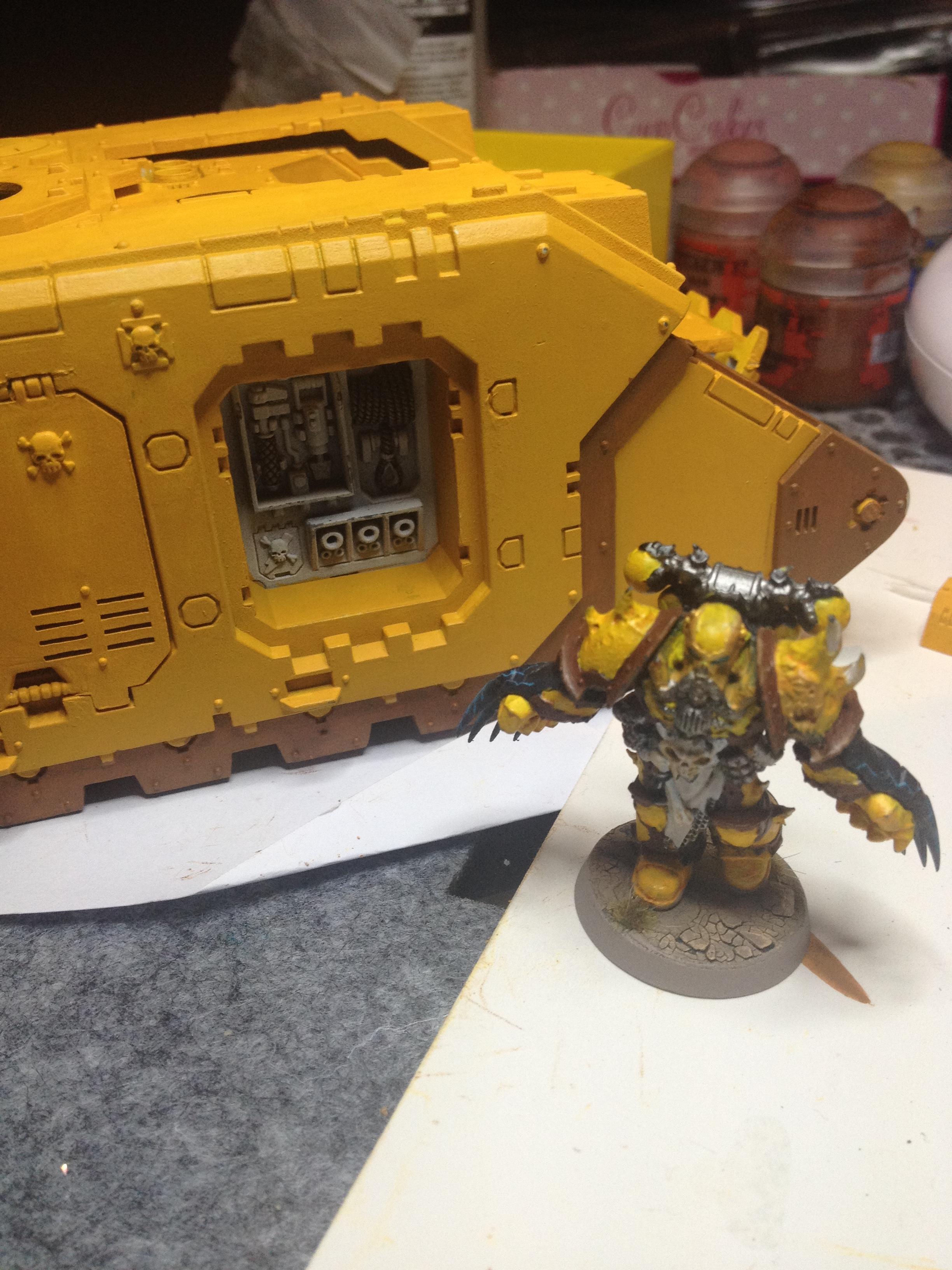 Chaos Landraider Warhammer 40000, Wip Land Raider, Work In Progress