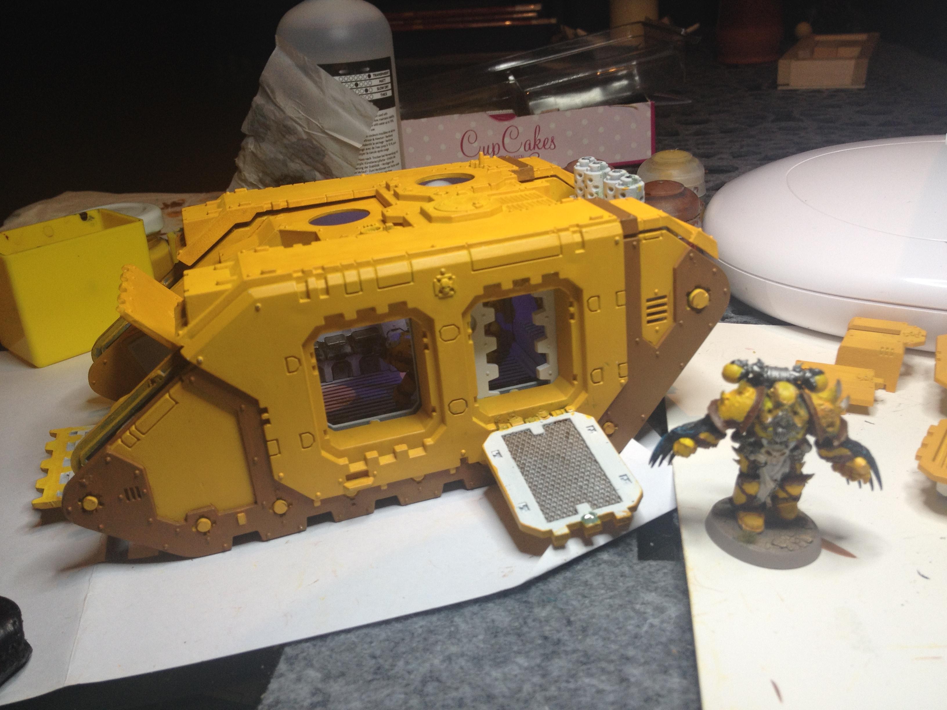 Chaos Landraider Warhammer 40000, Wip Land Raider, Work In Progress