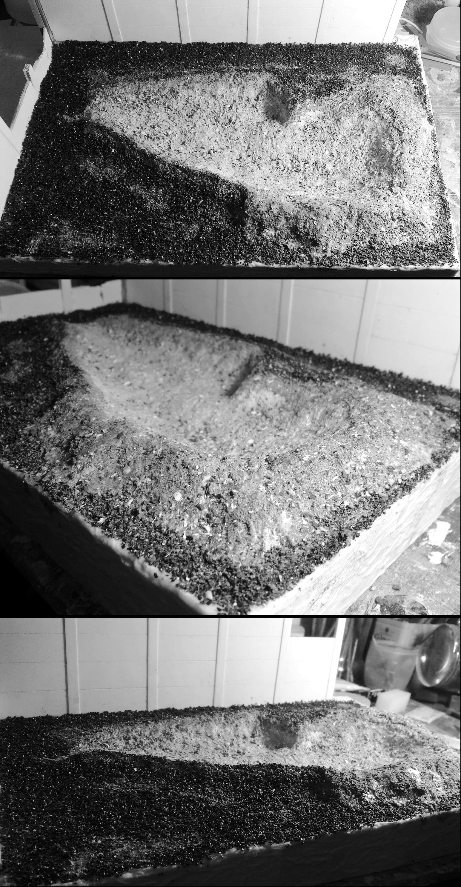 UFO crash wip 13; mud and gravel