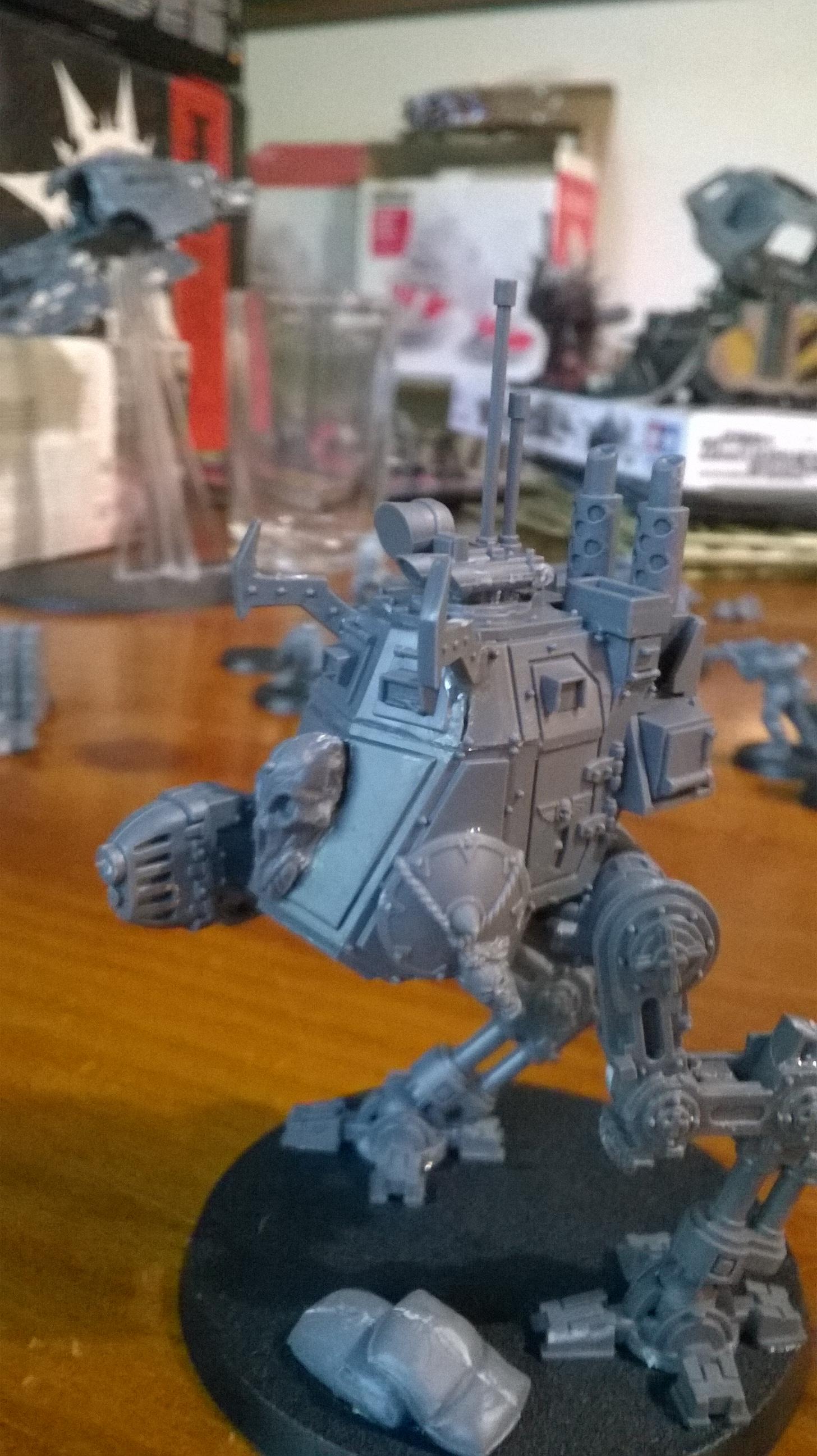 Here is a renegade sentinel i converted mostly for fun. It'll be added to my L&TD army down the line :) 