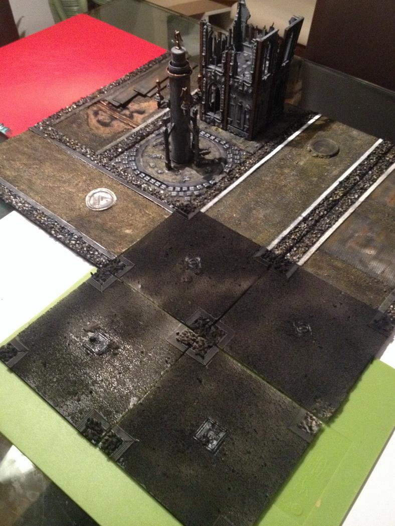 Warhammer 40,000, Warhammer Fantasy, Wip Modular City Terrain, Work In Progress