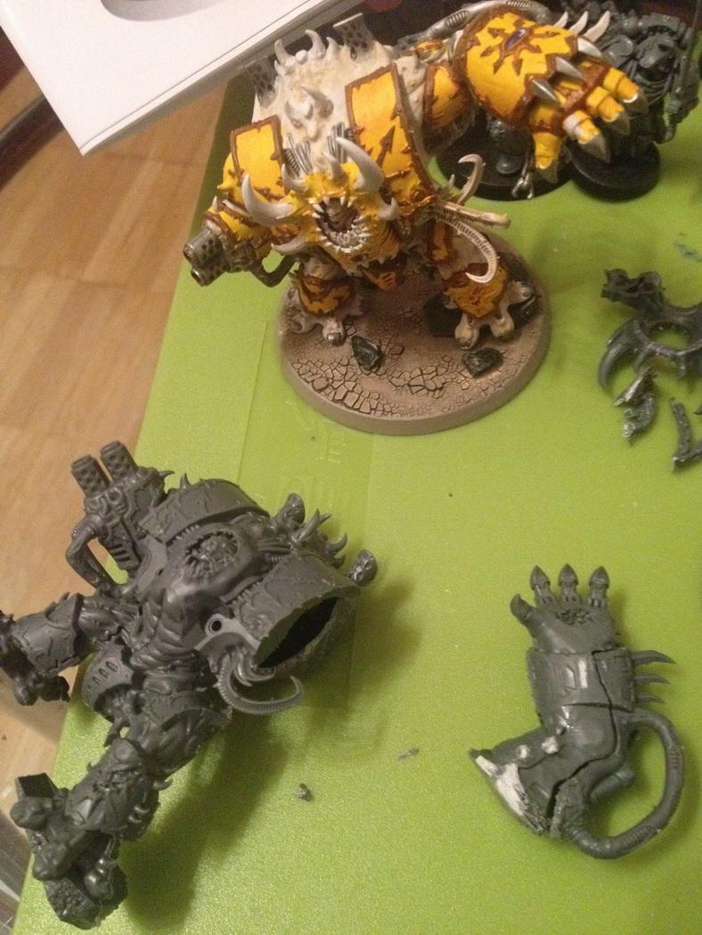 Warhammer 40,000, Warhammer Fantasy, Wip Chaos Cultists, Work In Progress