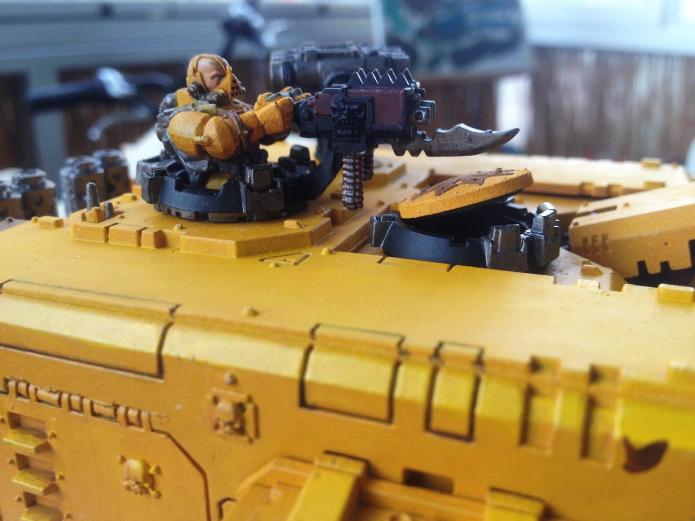 Warhammer 40,000, Wip Land Raider, Work In Progress