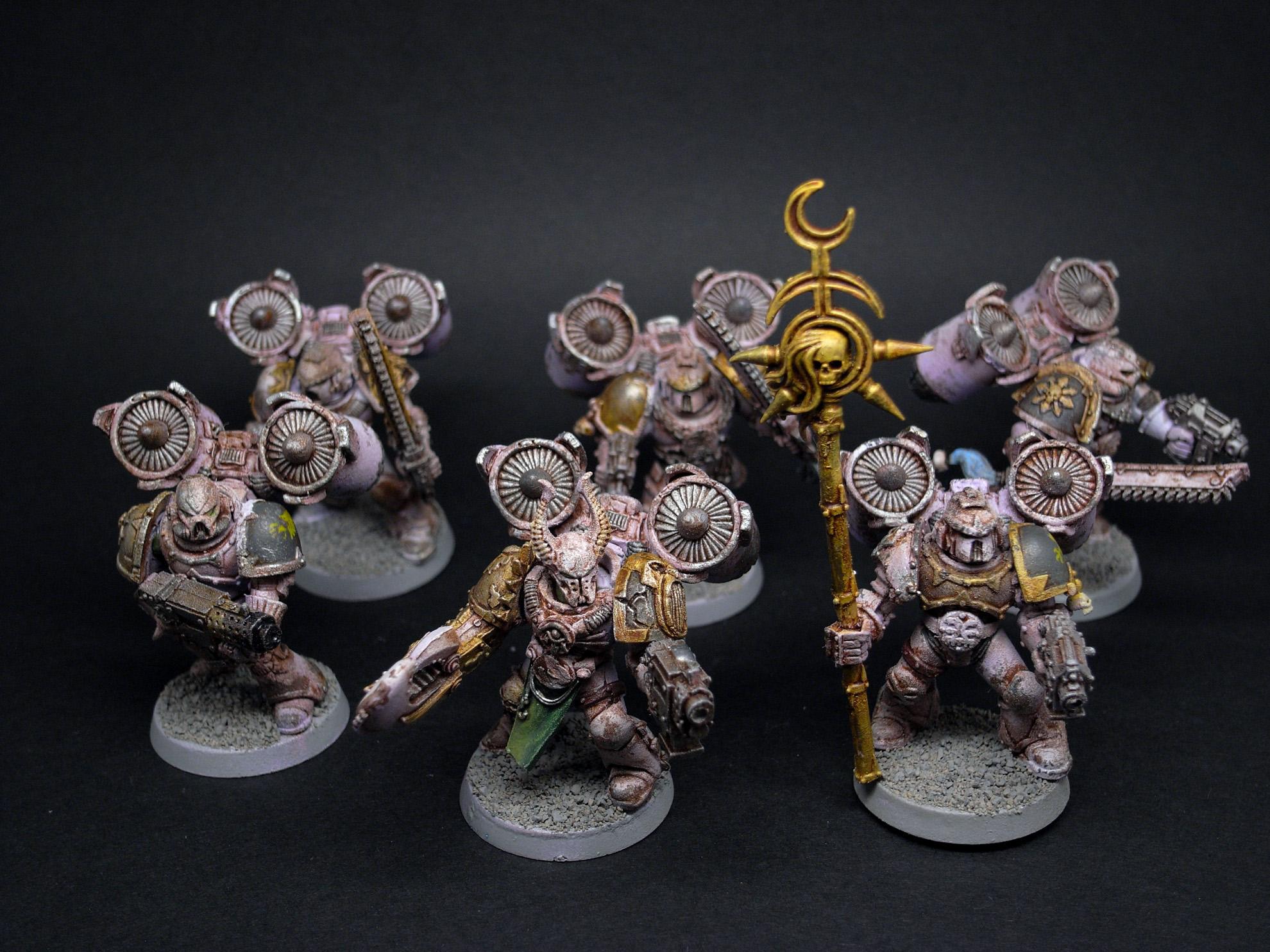Airbrush, Chaos, Oil Wash, Renegades, Slaanesh, Weathered