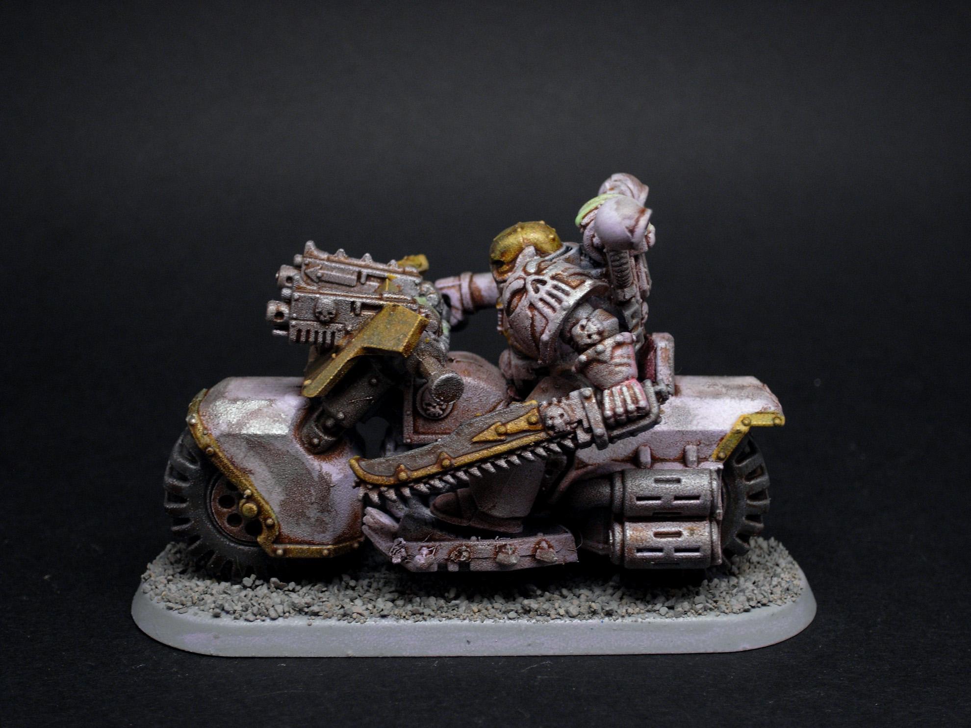 Airbrush, Chaos, Oil Wash, Renegades, Slaanesh, Weathered