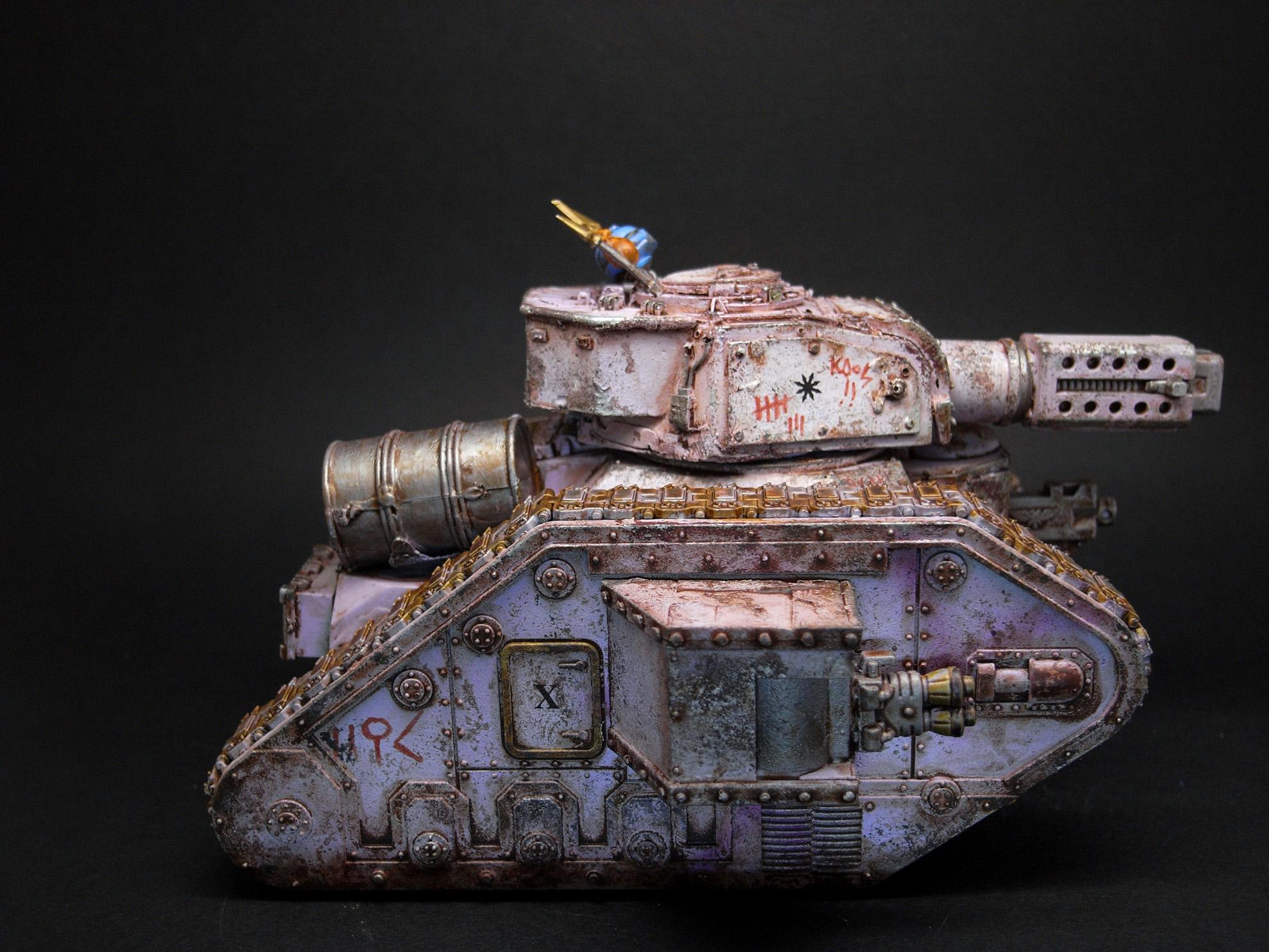 Airbrush, Chaos, Leman Rus, Oil Wash, Renegades, Slaanesh, Weathered