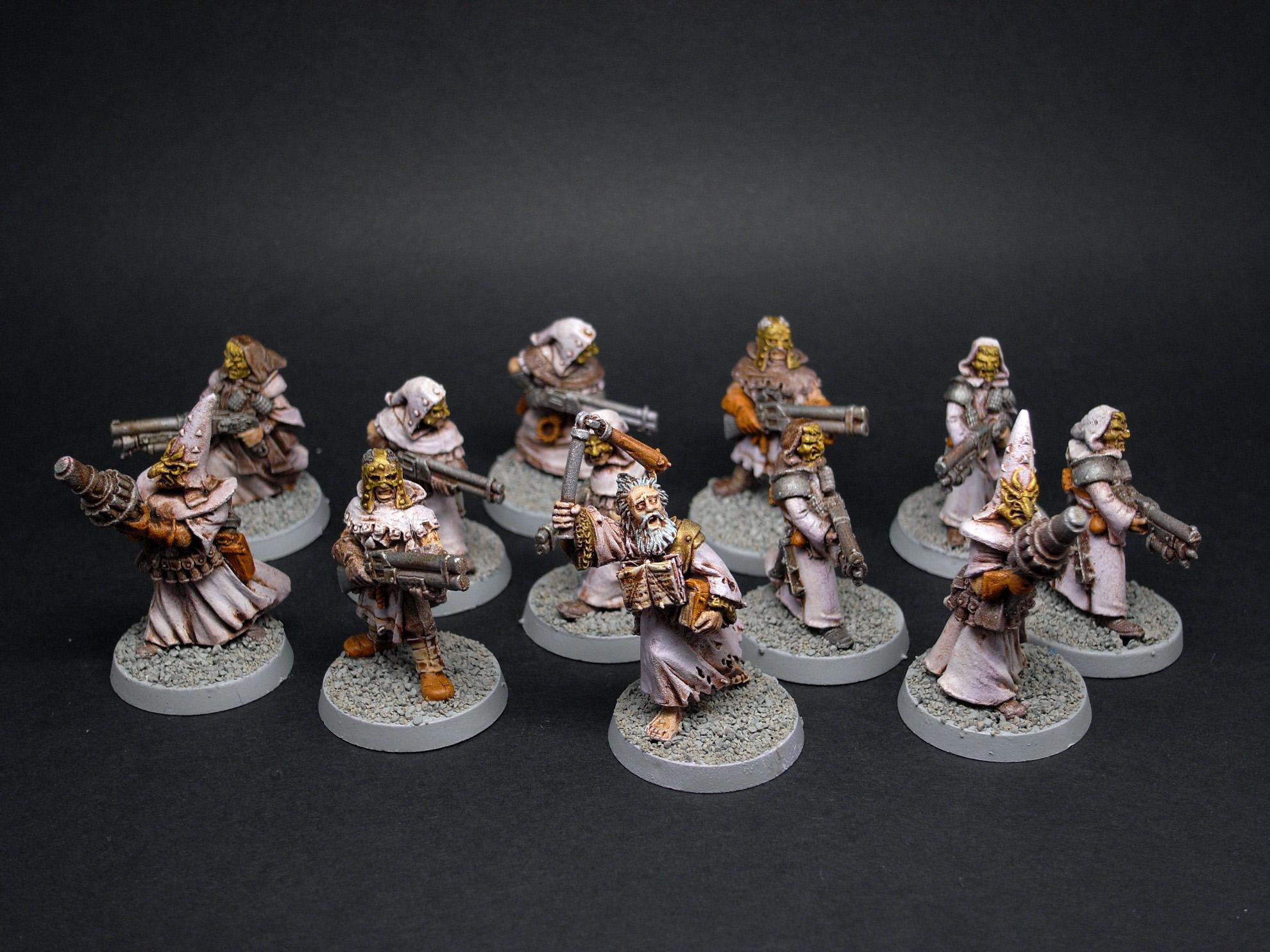 Airbrush, Chaos, Necromunda, Oil Wash, Renegades, Slaanesh, Weathered