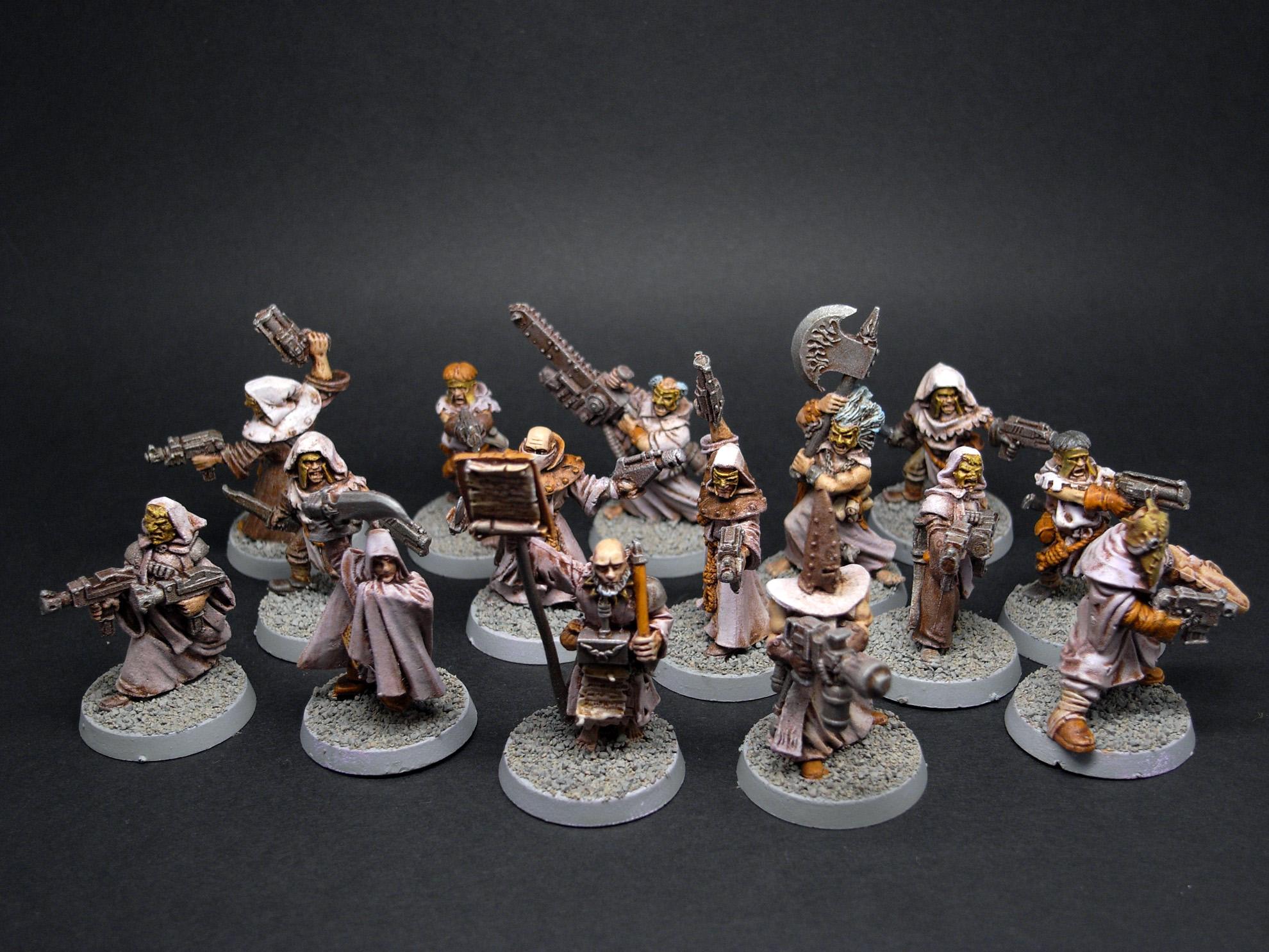 Airbrush, Chaos, Necromunda, Oil Wash, Redemptionists, Renegades, Slaanesh, Weathered